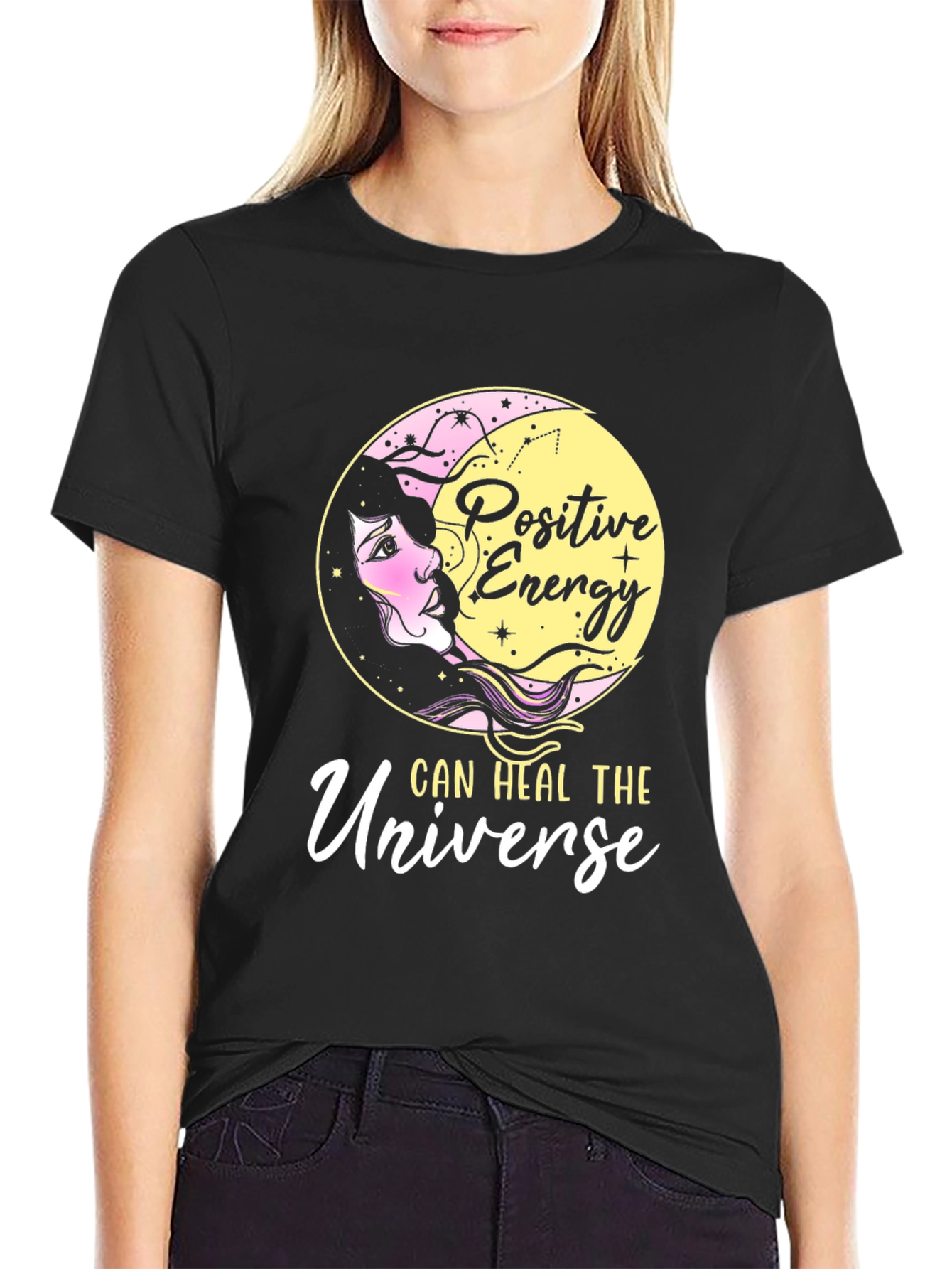 Positive Energy Universe Graphic Tee