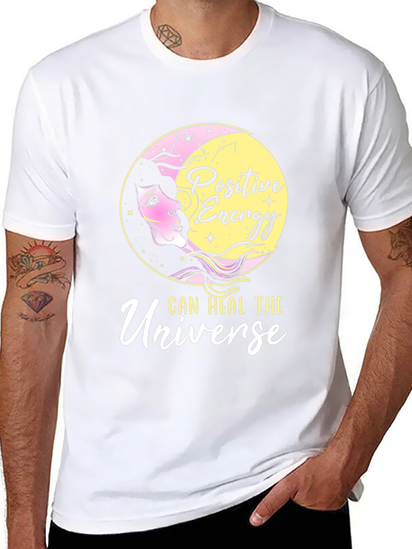 Positive Energy Universe Graphic Tee
