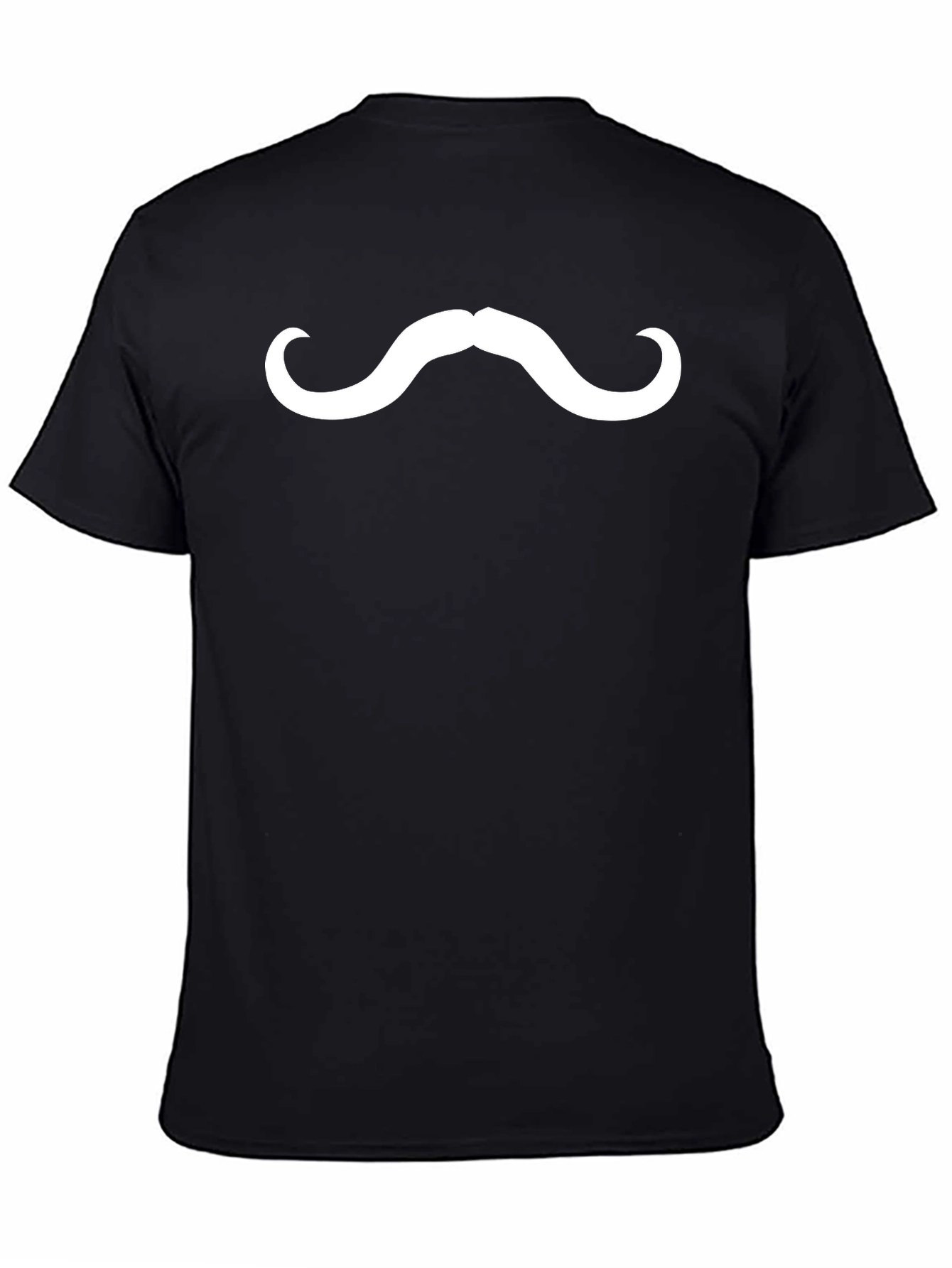 Mustache Graphic Tee - Fun Novelty T-Shirt