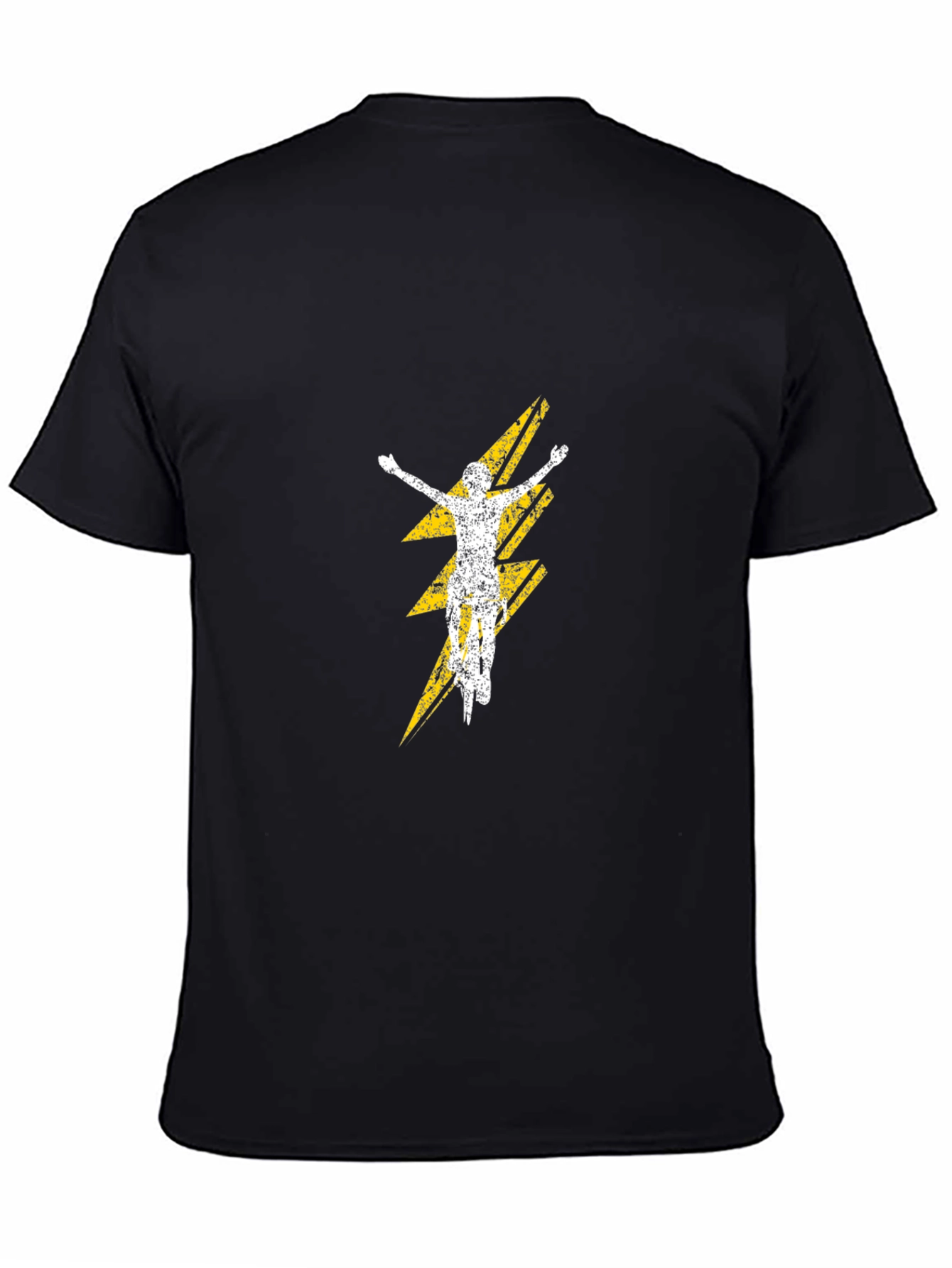 Mountain Biker Lightning Bolt Graphic Tee
