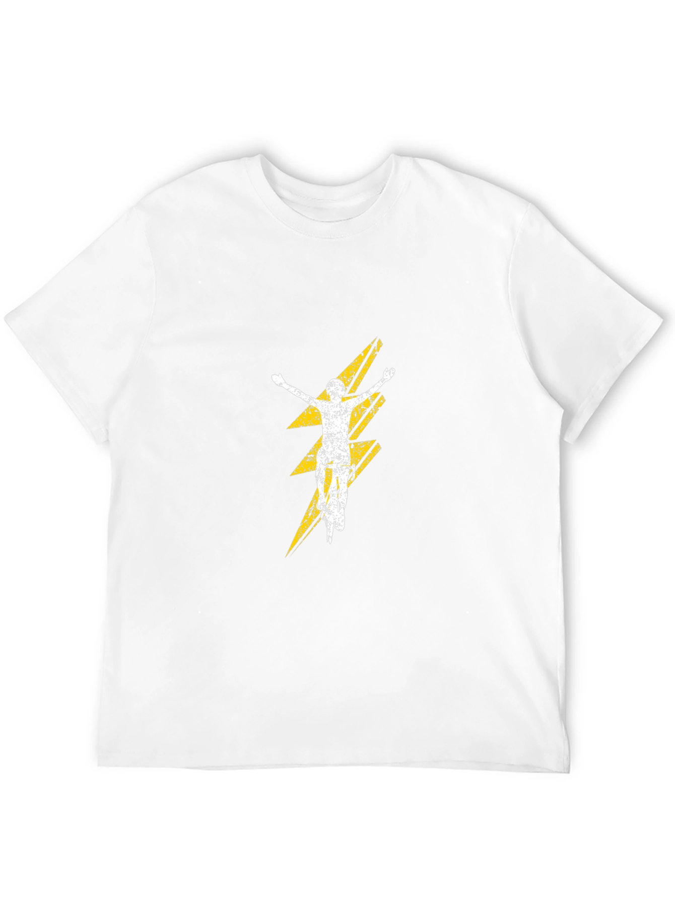 Mountain Biker Lightning Bolt Graphic Tee