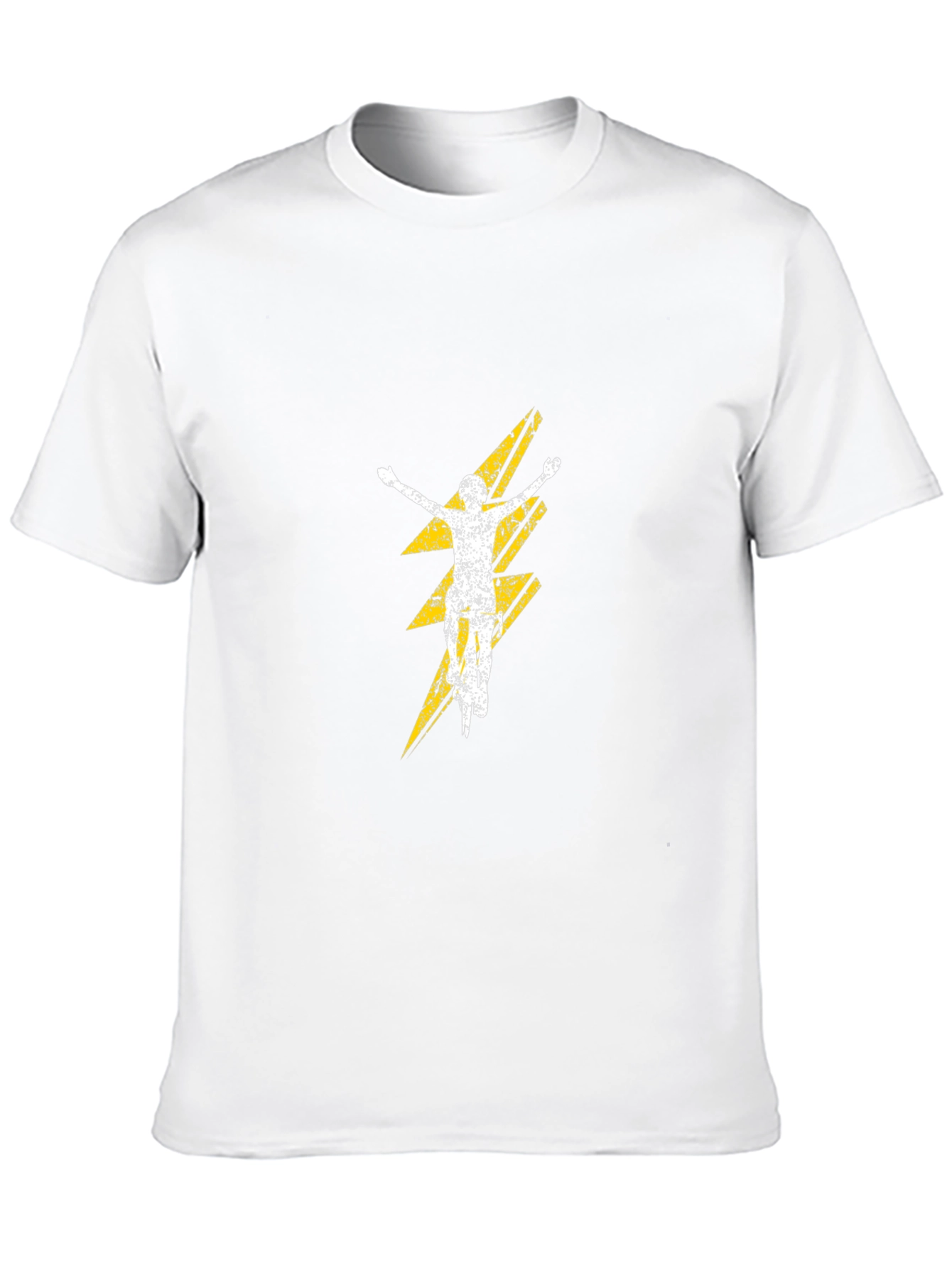 Mountain Biker Lightning Bolt Graphic Tee