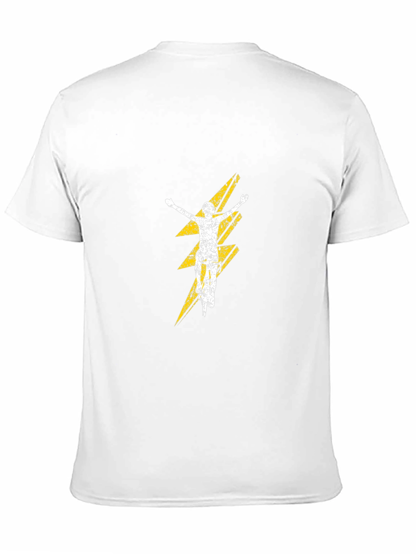 Mountain Biker Lightning Bolt Graphic Tee