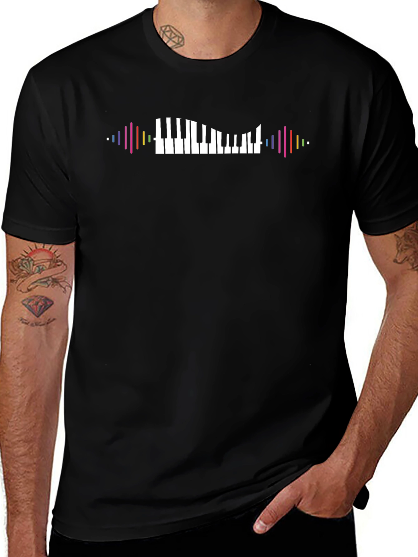Piano Keys T-Shirt - Music Lover Tee