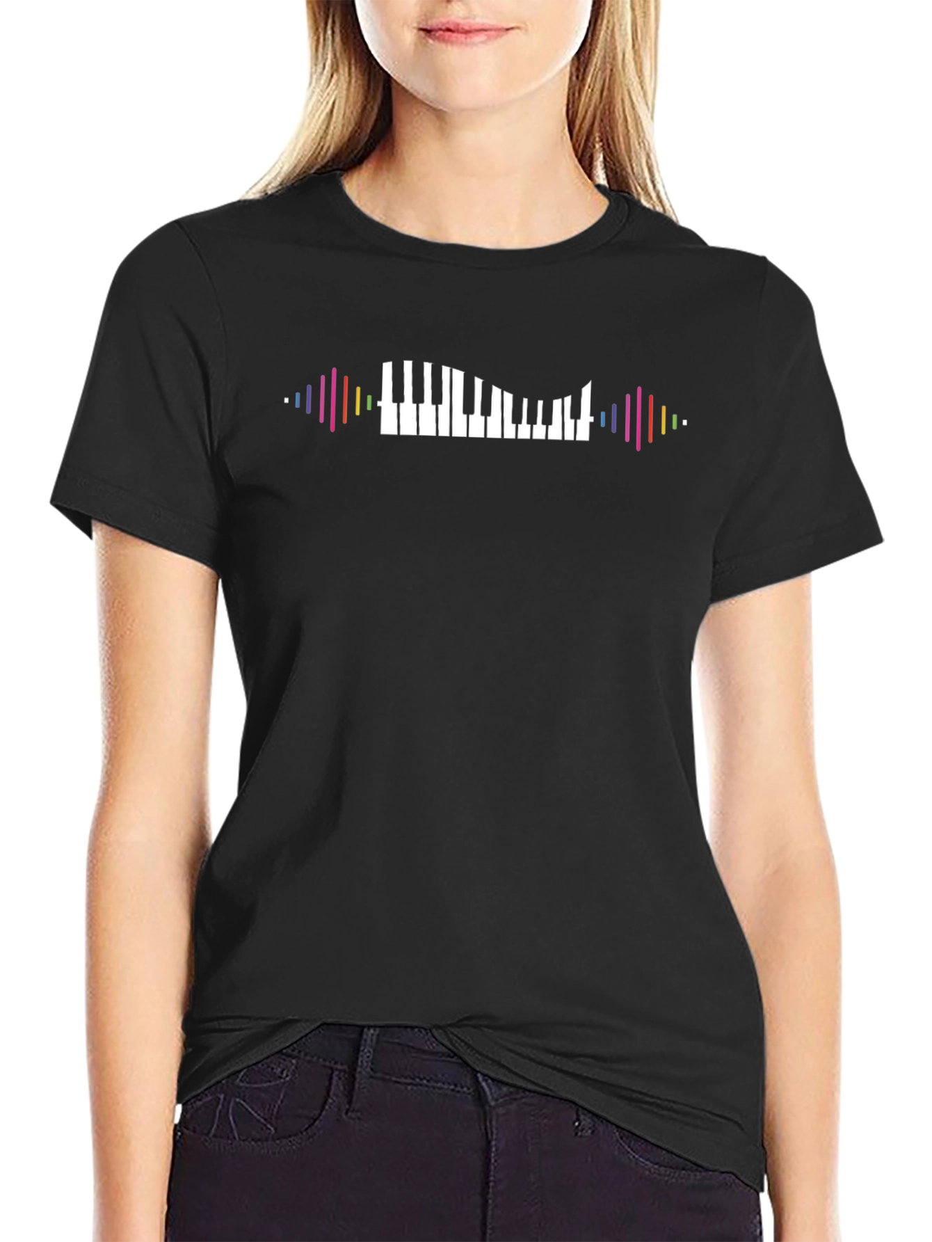 Piano Keys T-Shirt - Music Lover Tee