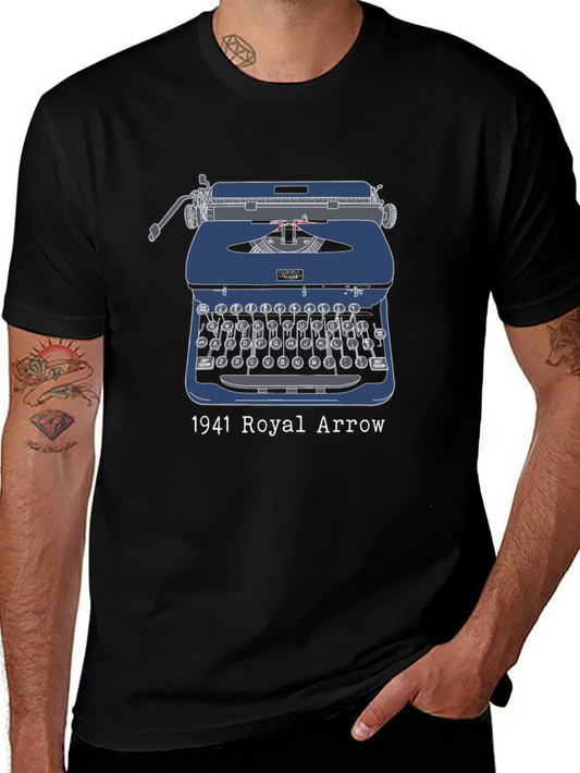 Vintage 1941 Royal Arrow Typewriter Graphic Tee