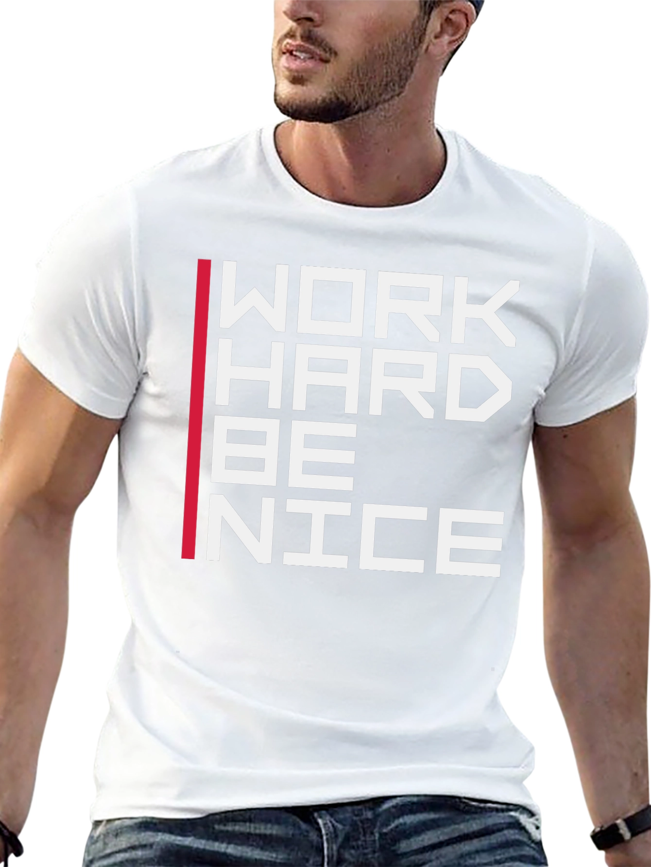 Work Hard Be Nice Graphic T-Shirt