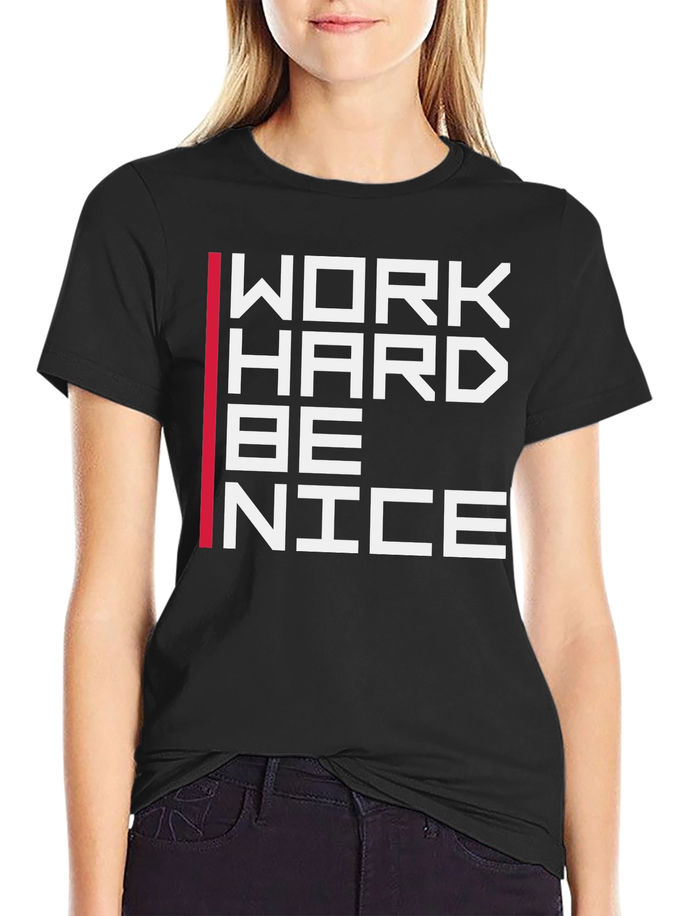 Work Hard Be Nice Graphic T-Shirt