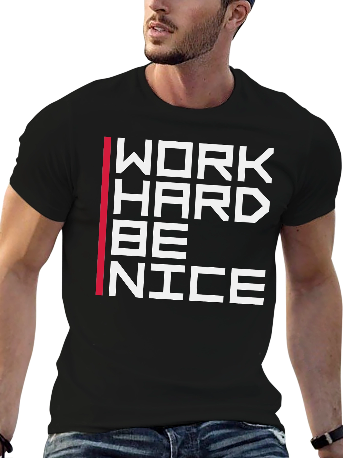 Work Hard Be Nice Graphic T-Shirt