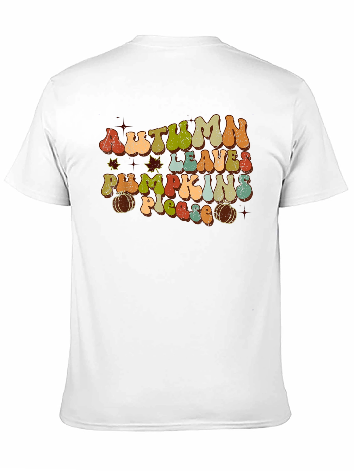 Autumn Leaves Pumpkins Please T-Shirt