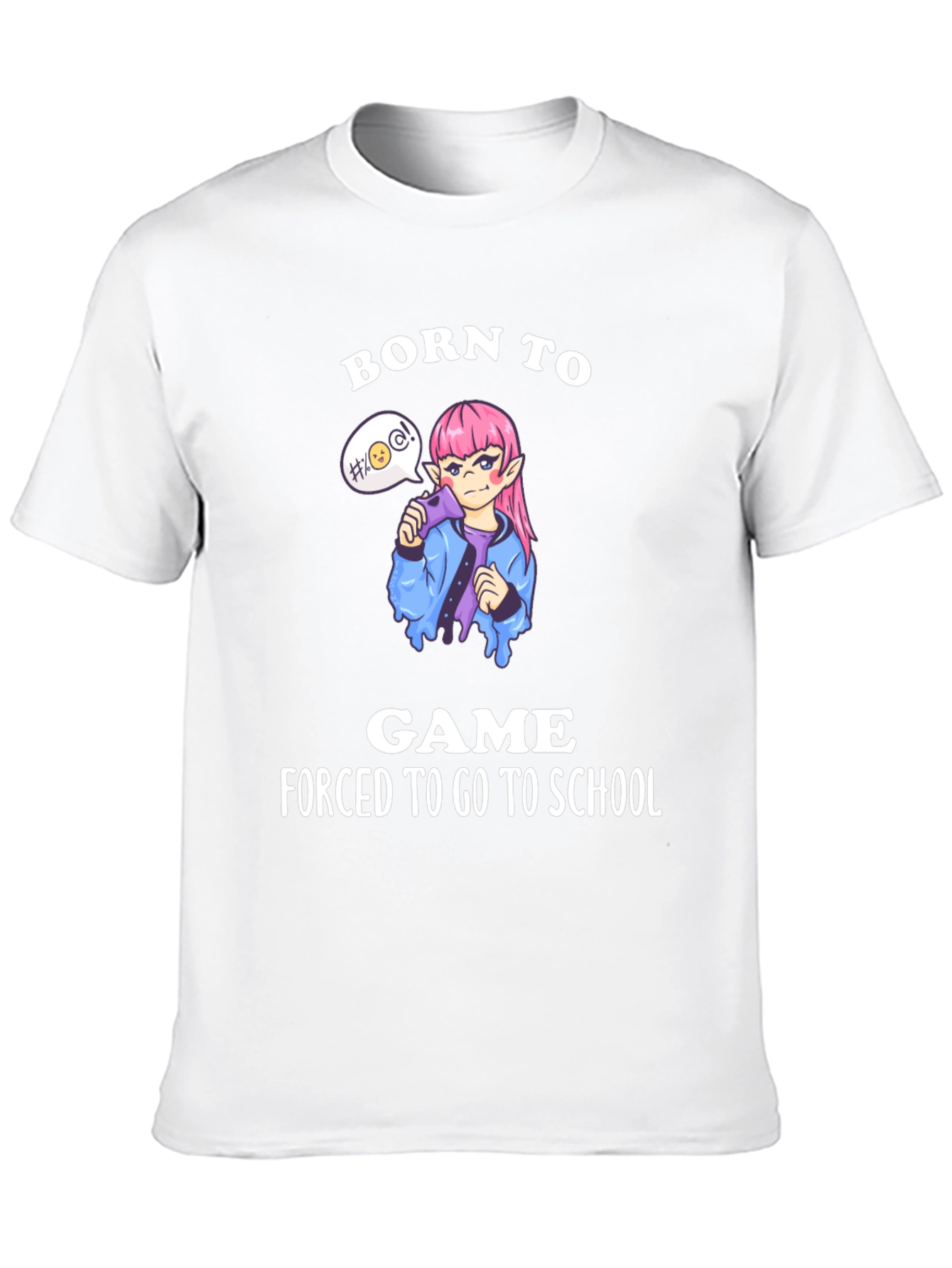 Born To Game Black T-Shirt