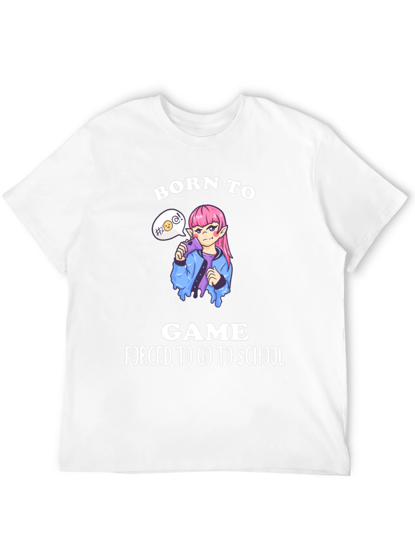 Born To Game Black T-Shirt