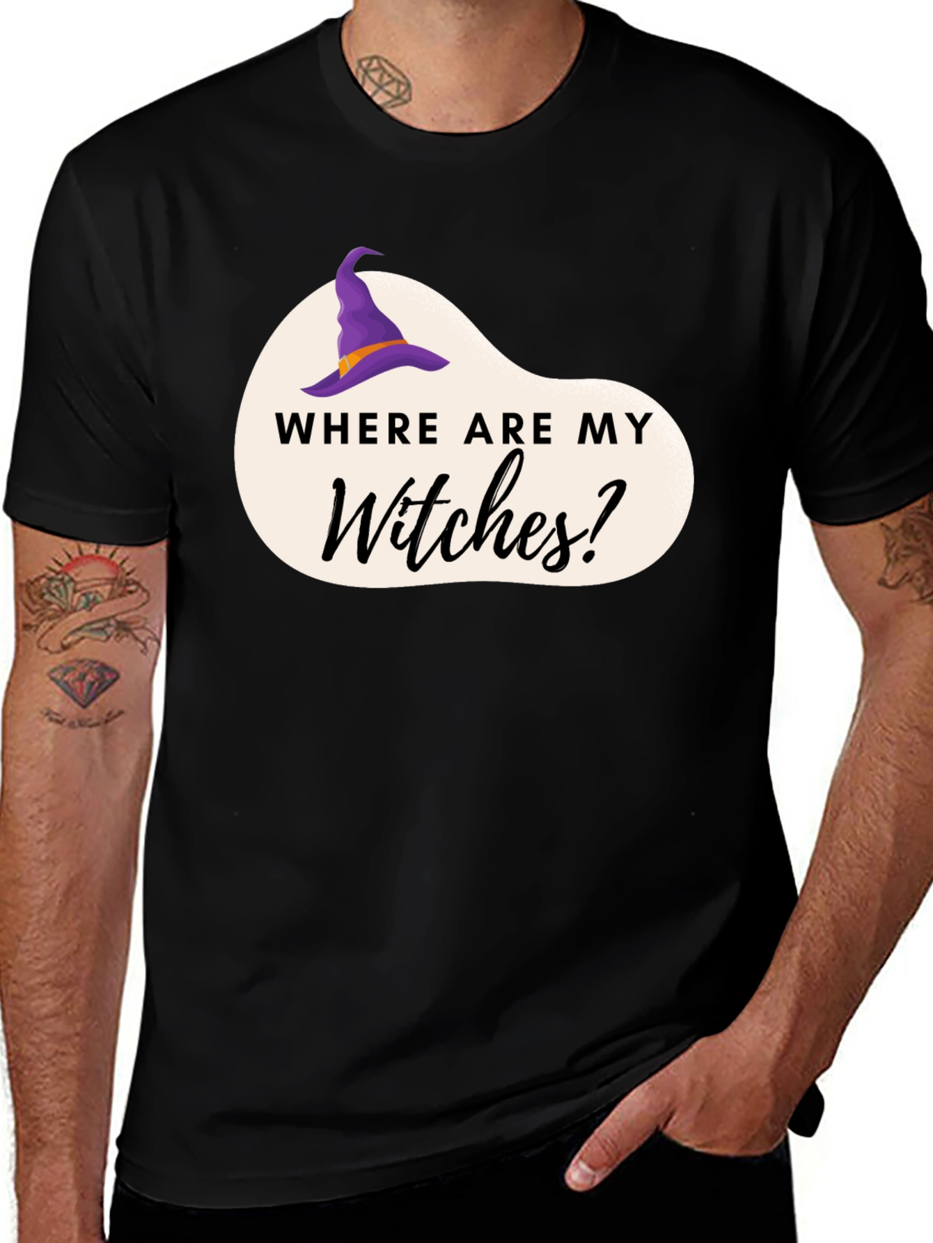Where Are My Witches? Halloween Graphic Tee