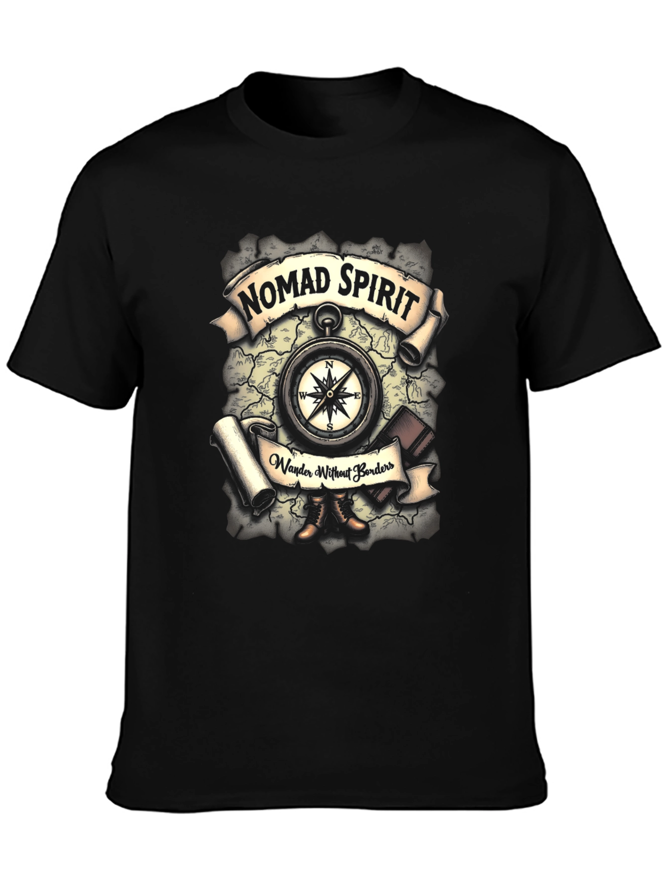 Nomad Spirit Compass Graphic Tee
