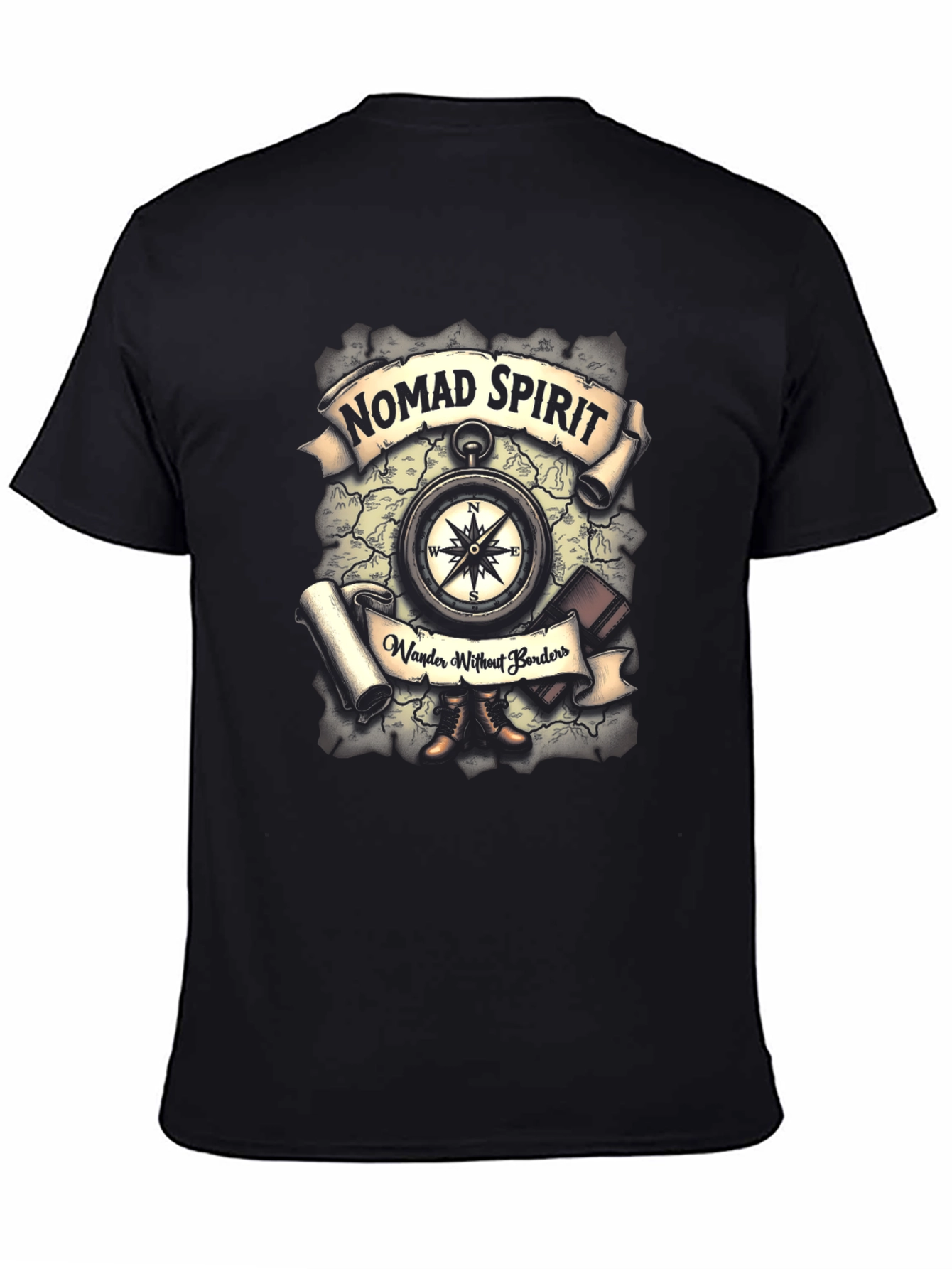 Nomad Spirit Compass Graphic Tee
