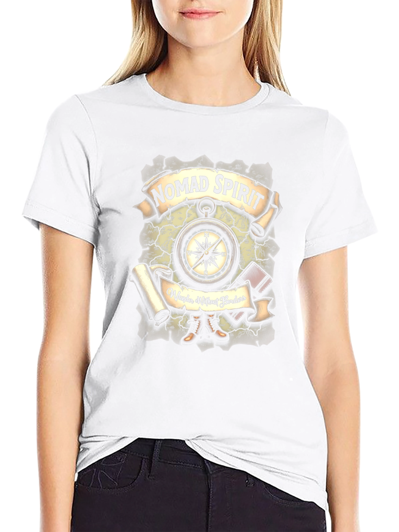 Nomad Spirit Compass Graphic Tee