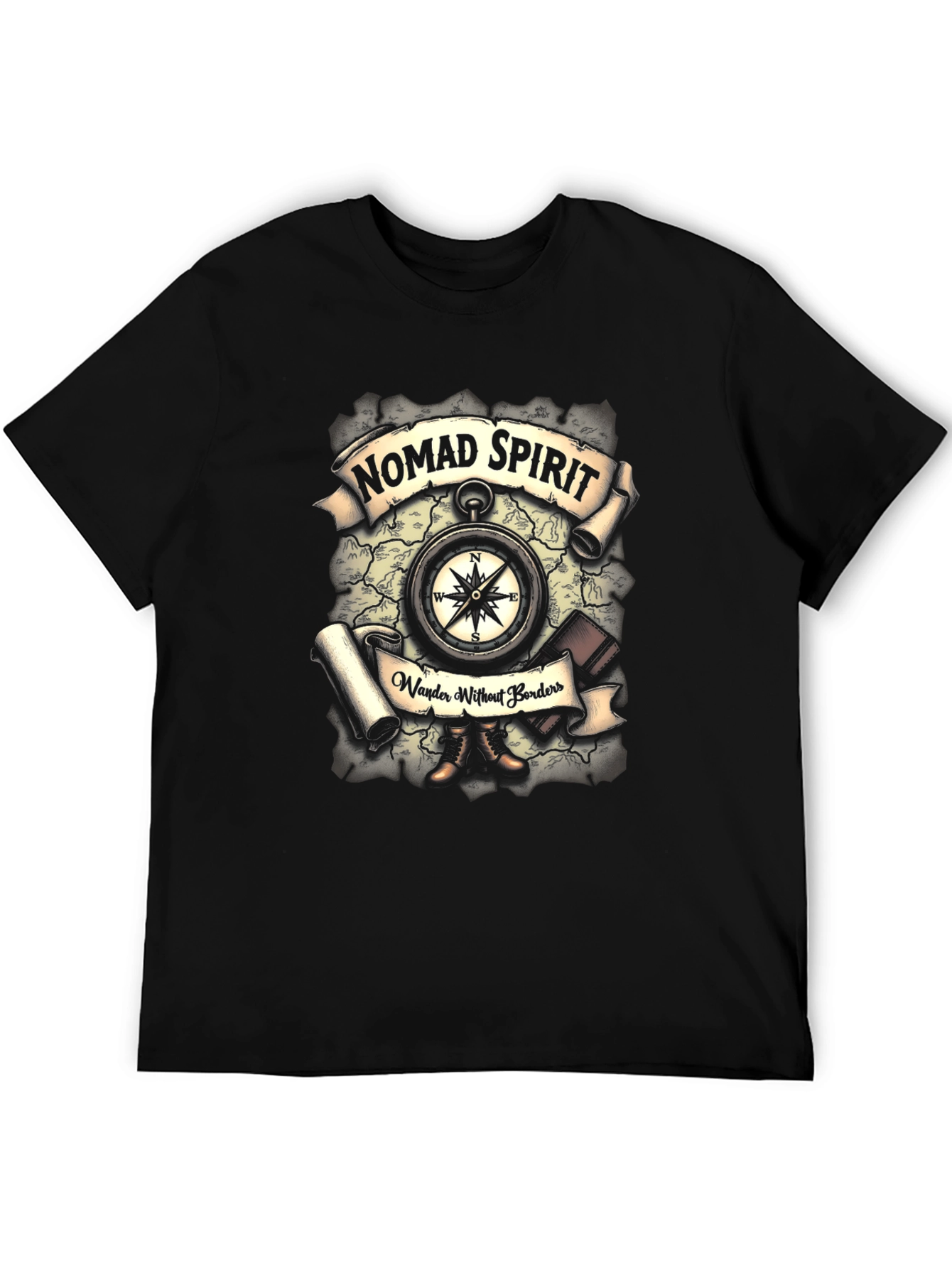 Nomad Spirit Compass Graphic Tee