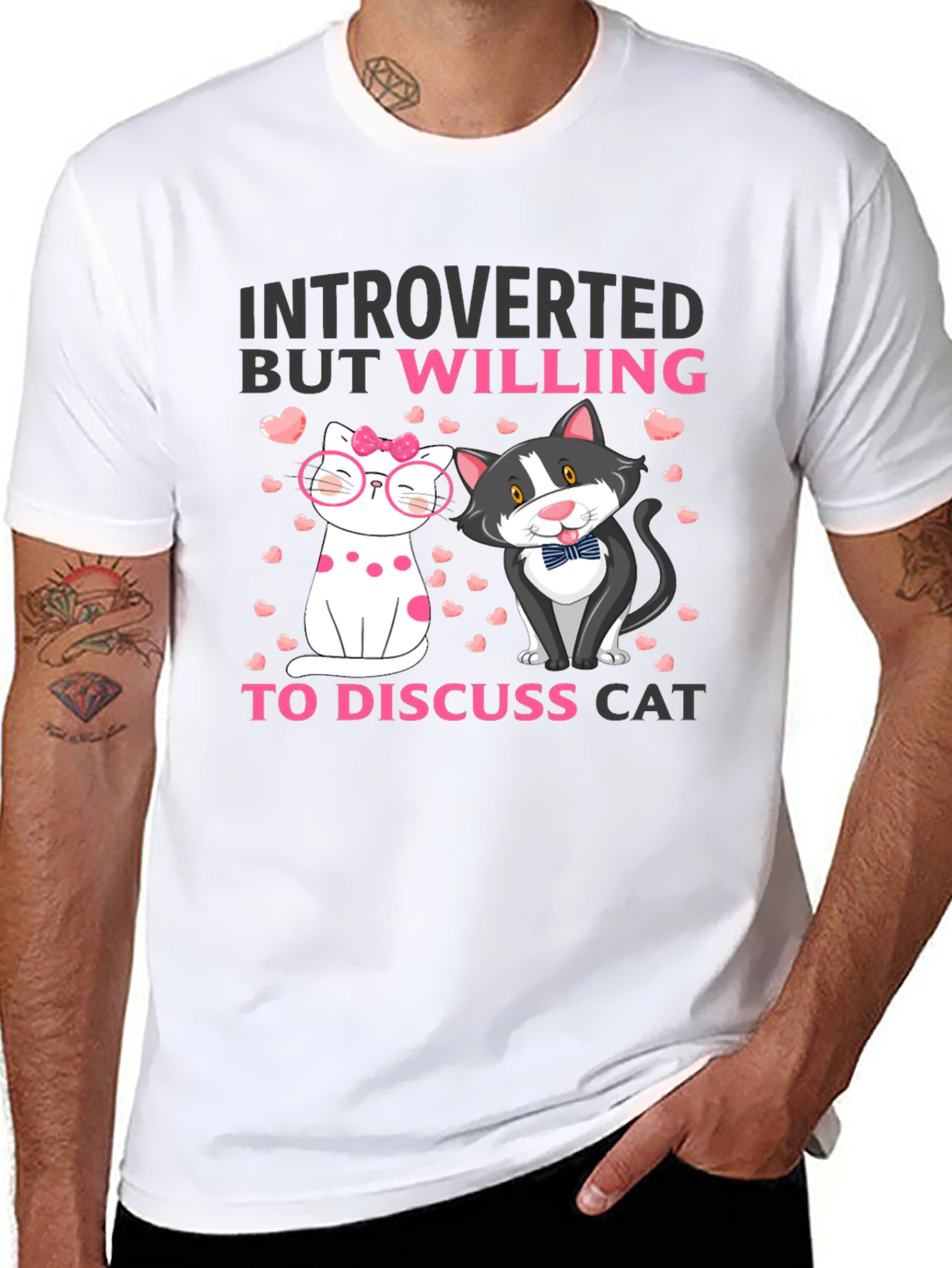 Introverted Cat Lover T-Shirt