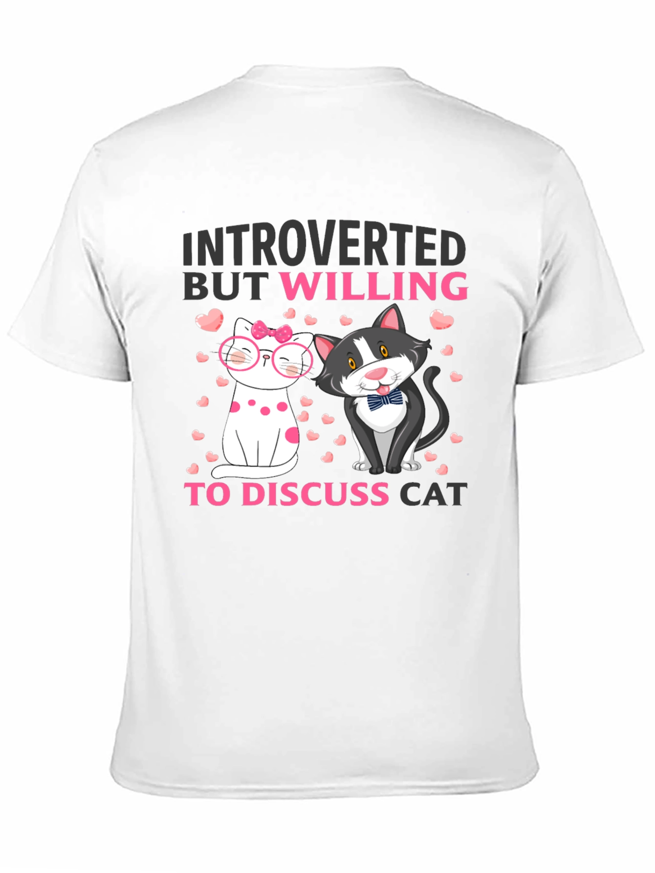 Introverted Cat Lover T-Shirt