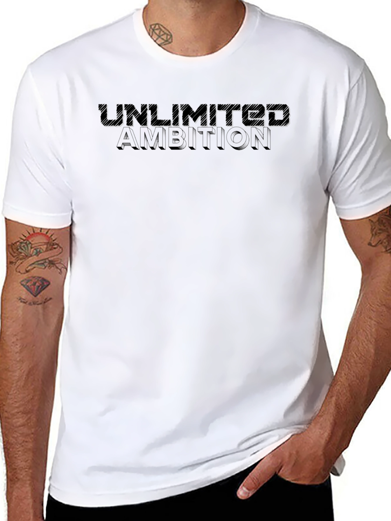 Unlimited Ambition Graphic Print T-Shirt