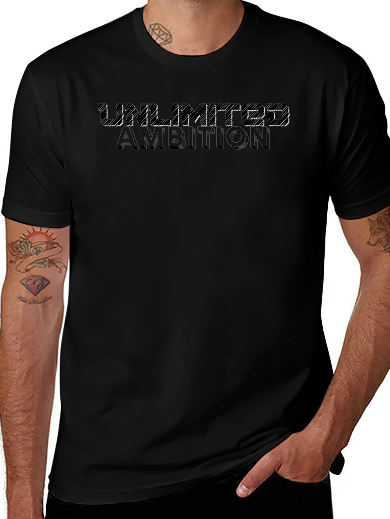 Unlimited Ambition Graphic Print T-Shirt