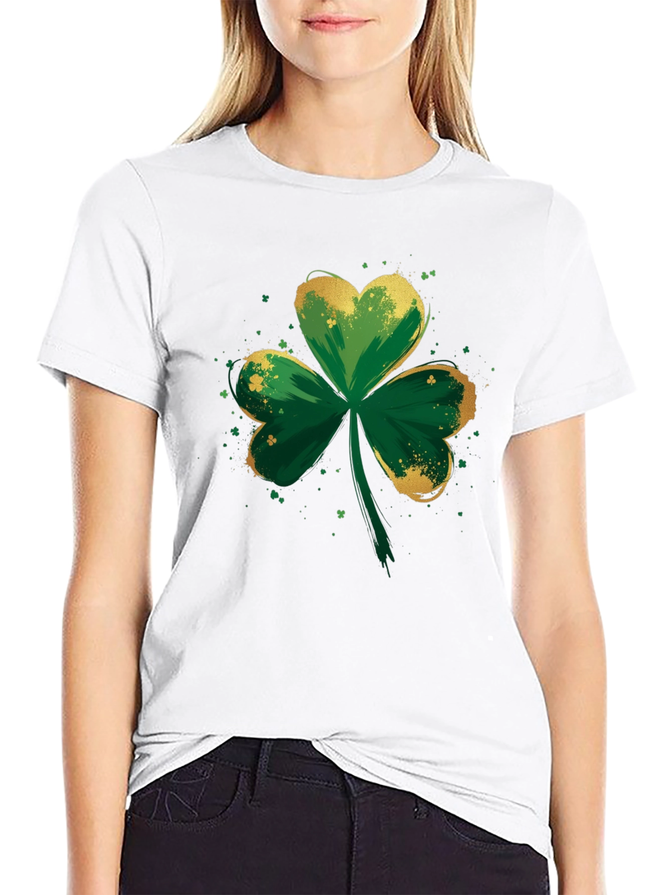 St. Patricks Day Shamrock Graphic Tee