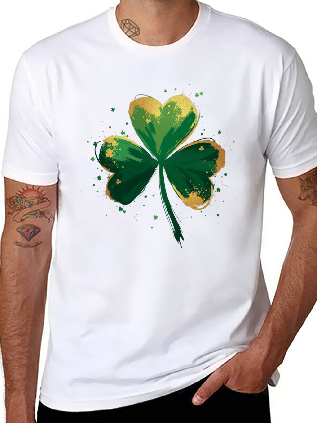 St. Patricks Day Shamrock Graphic Tee