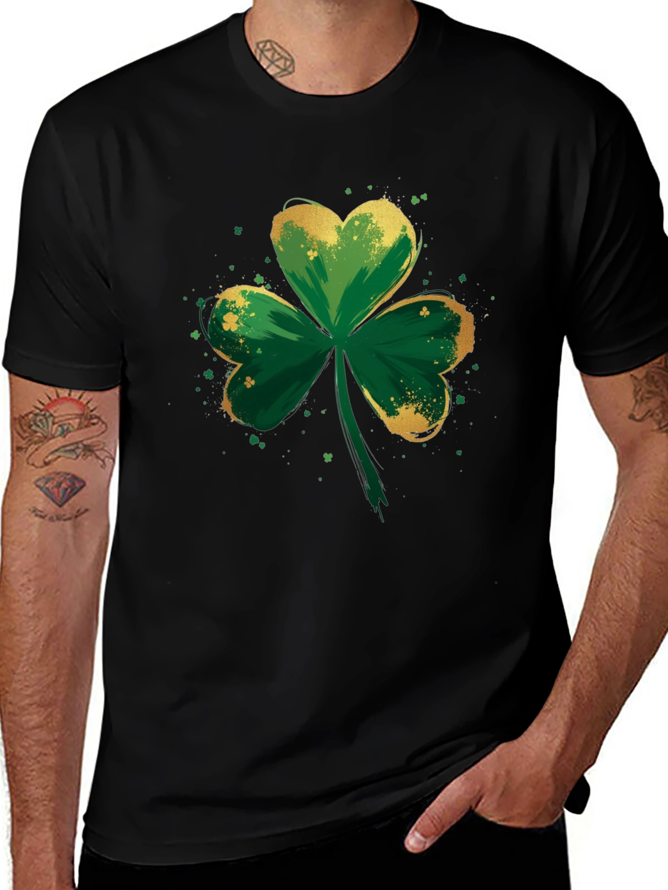 St. Patricks Day Shamrock Graphic Tee