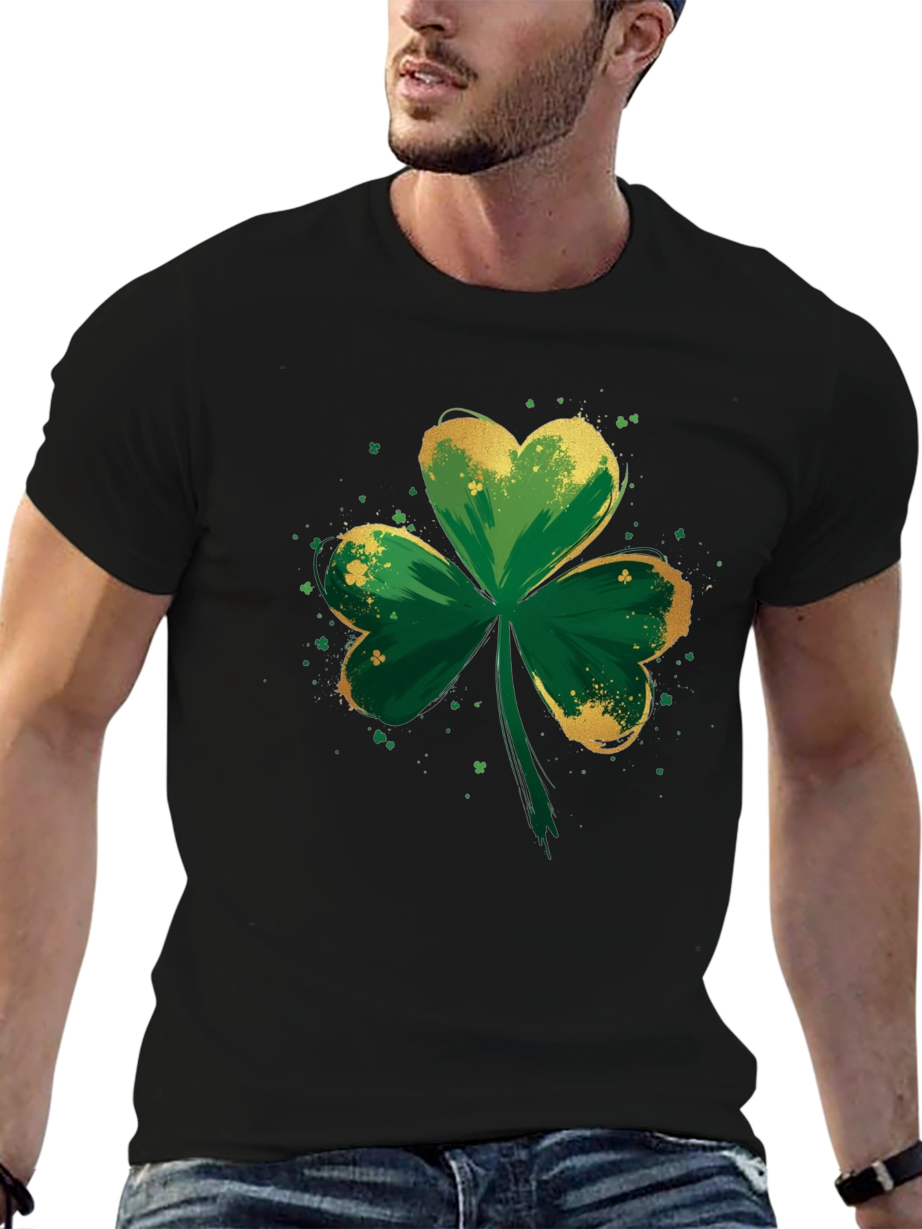 St. Patricks Day Shamrock Graphic Tee