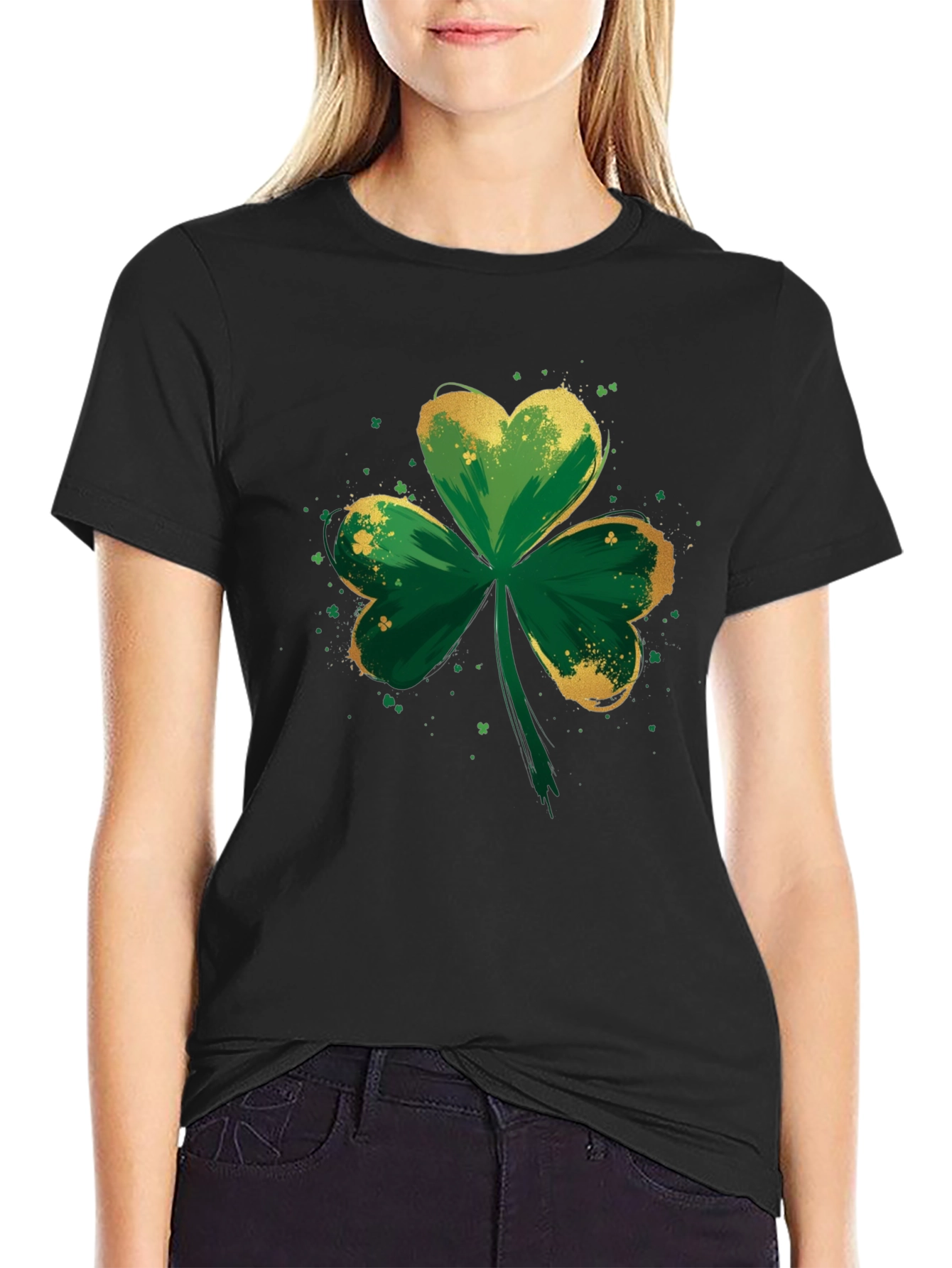St. Patricks Day Shamrock Graphic Tee