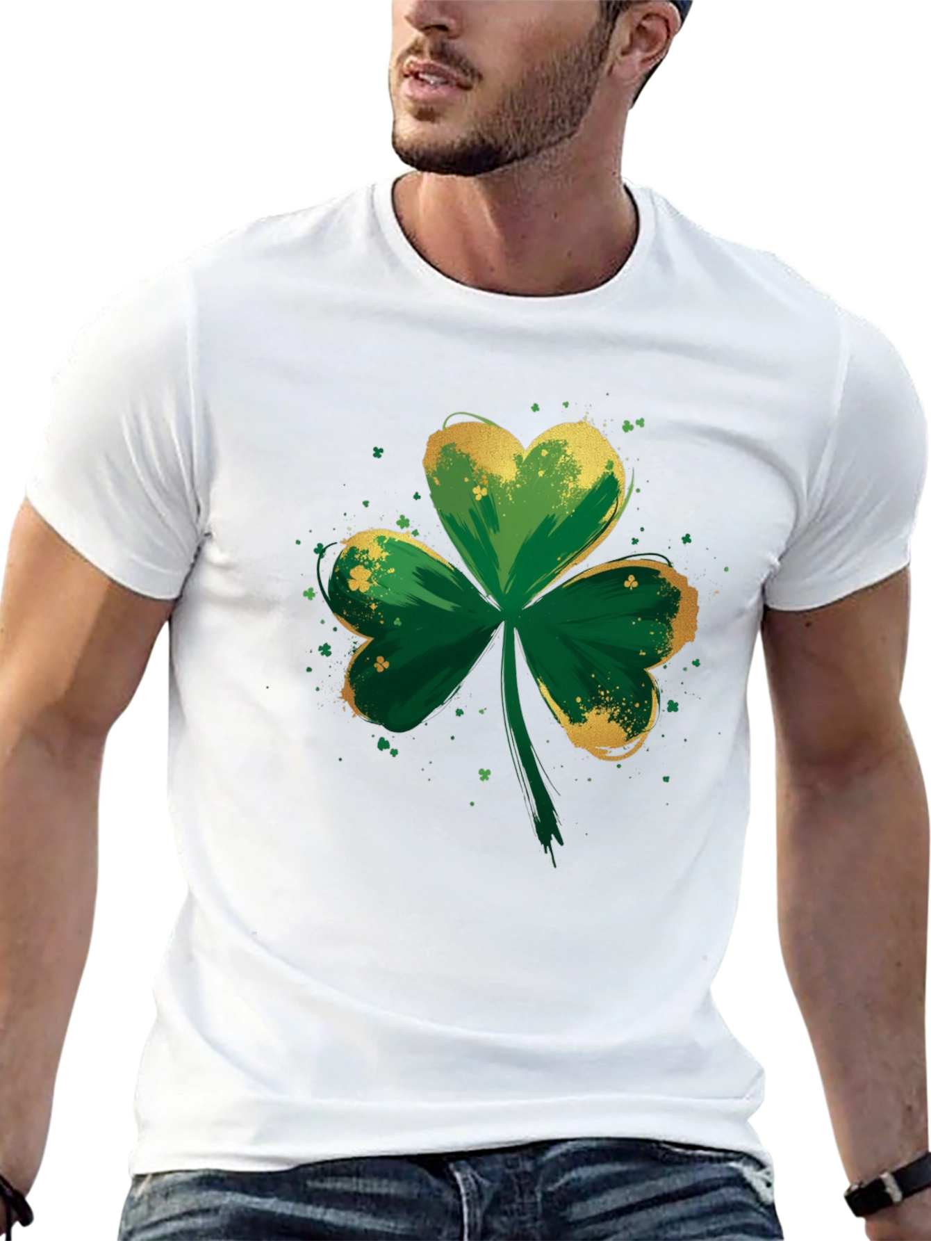 St. Patricks Day Shamrock Graphic Tee