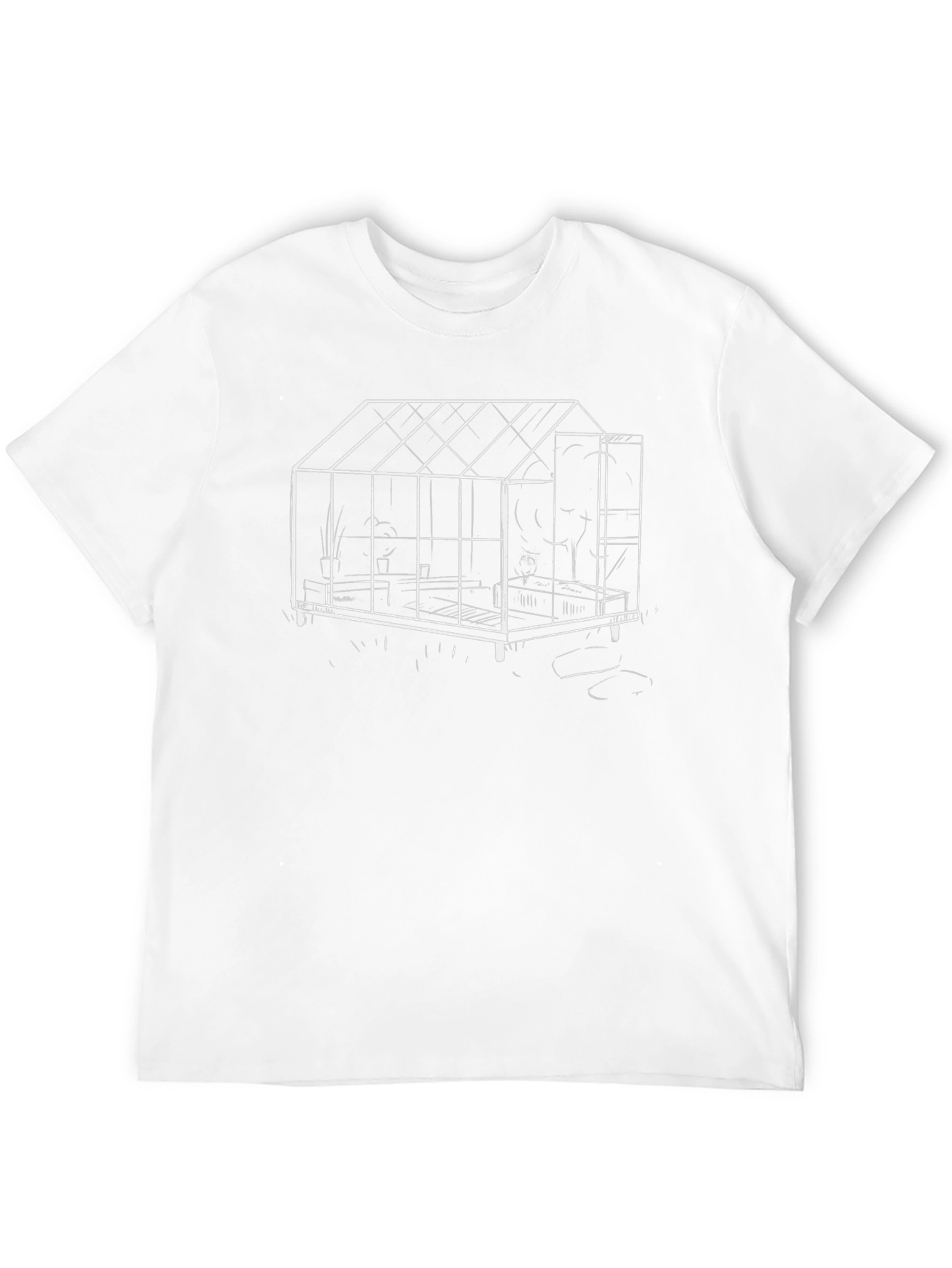Greenhouse Sketch Black T-Shirt