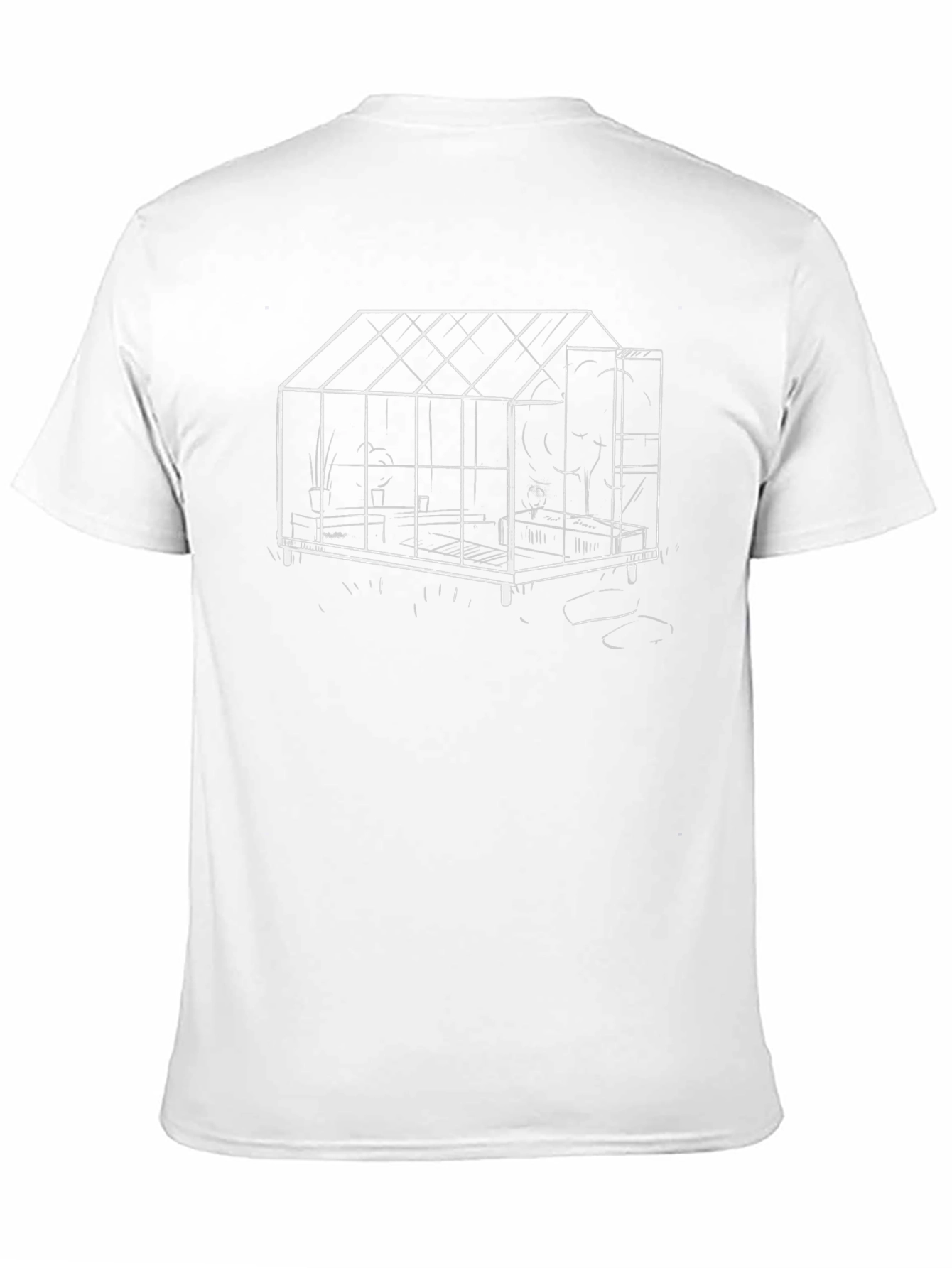 Greenhouse Sketch Black T-Shirt