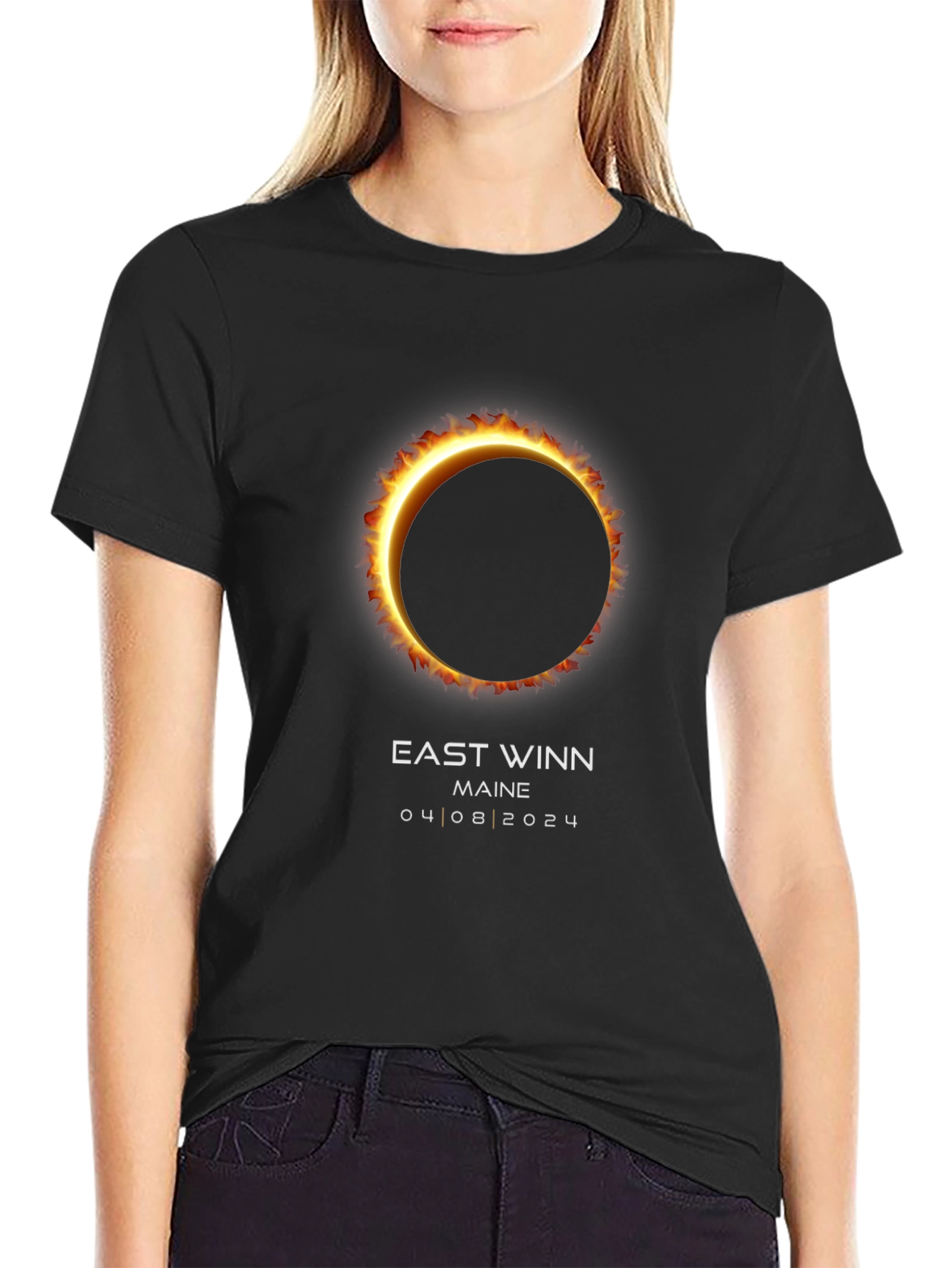 East Winn Maine Eclipse T-Shirt