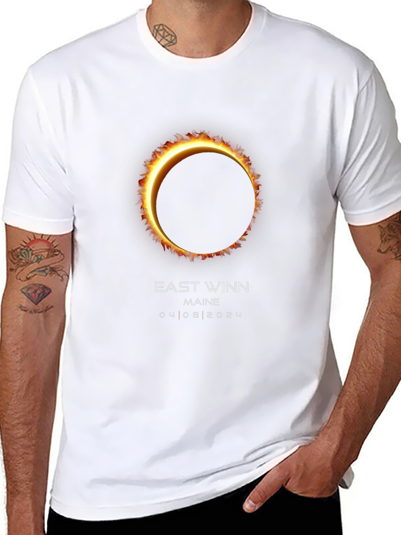 East Winn Maine Eclipse T-Shirt