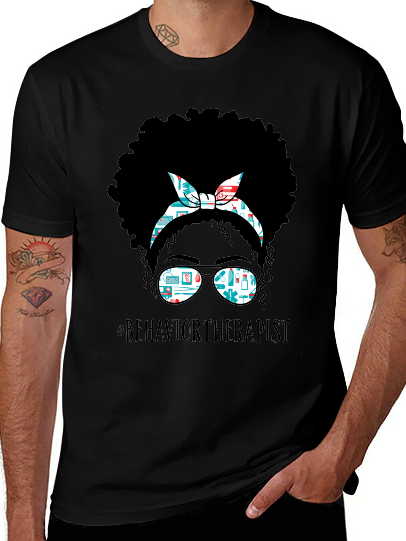 Behavior Therapist T-Shirt with Graphic Design