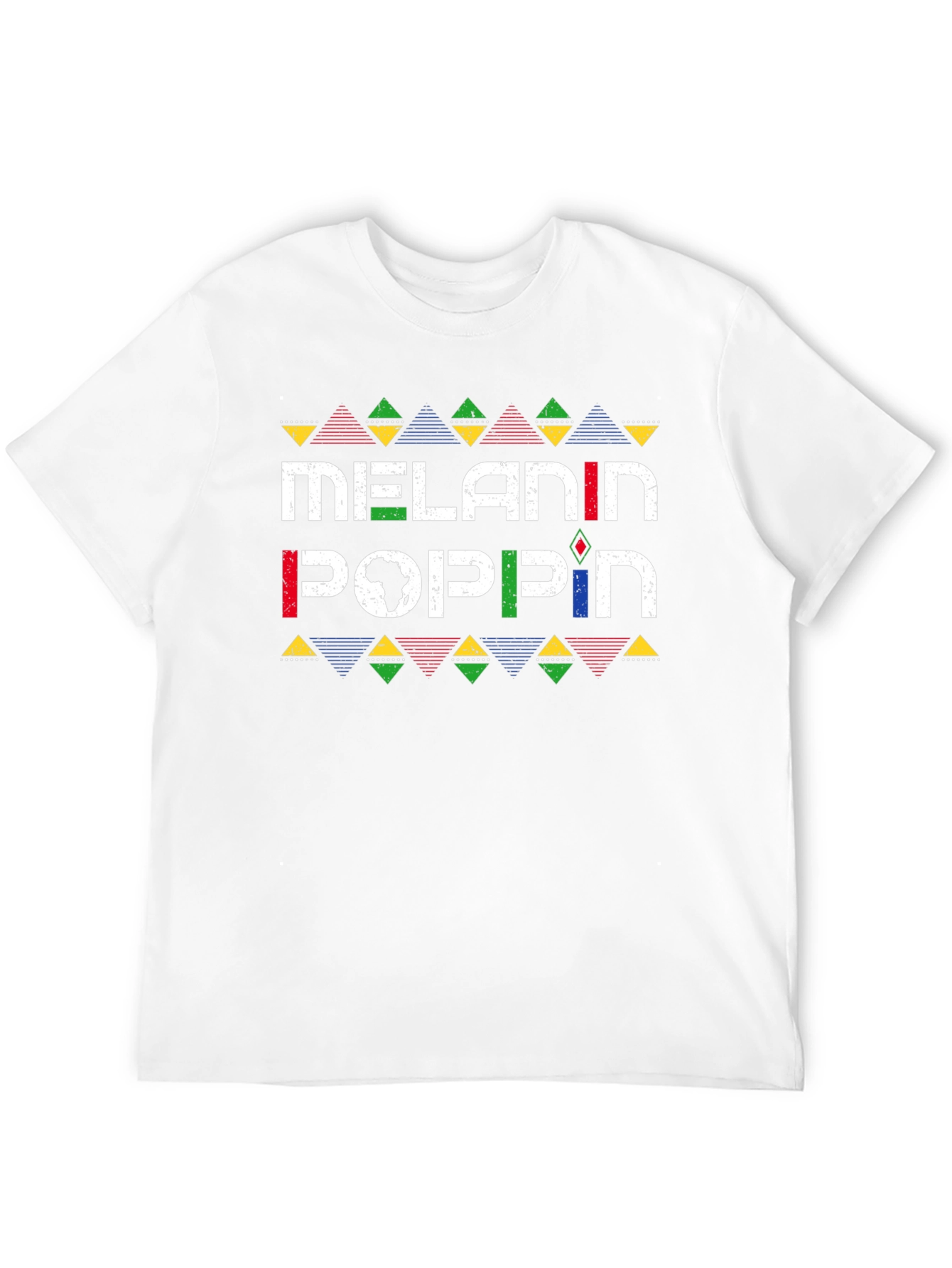 Melanin Poppin Graphic T-Shirt - Black