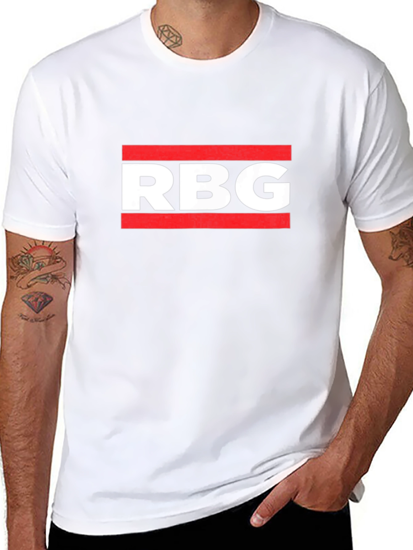 RBG Graphic Tee - Bold & Stylish Statement Shirt