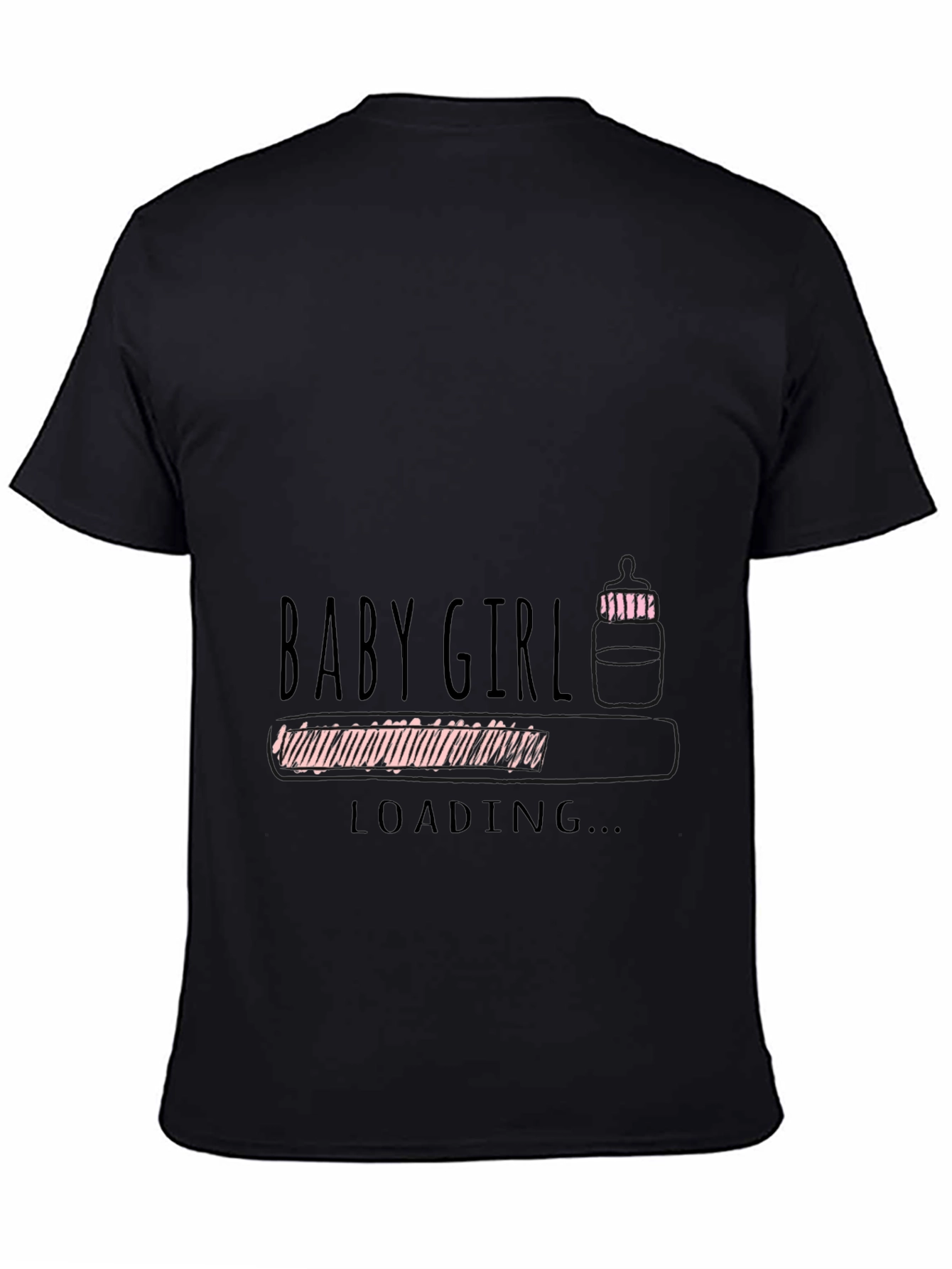 Baby Girl Loading Graphic T-Shirt