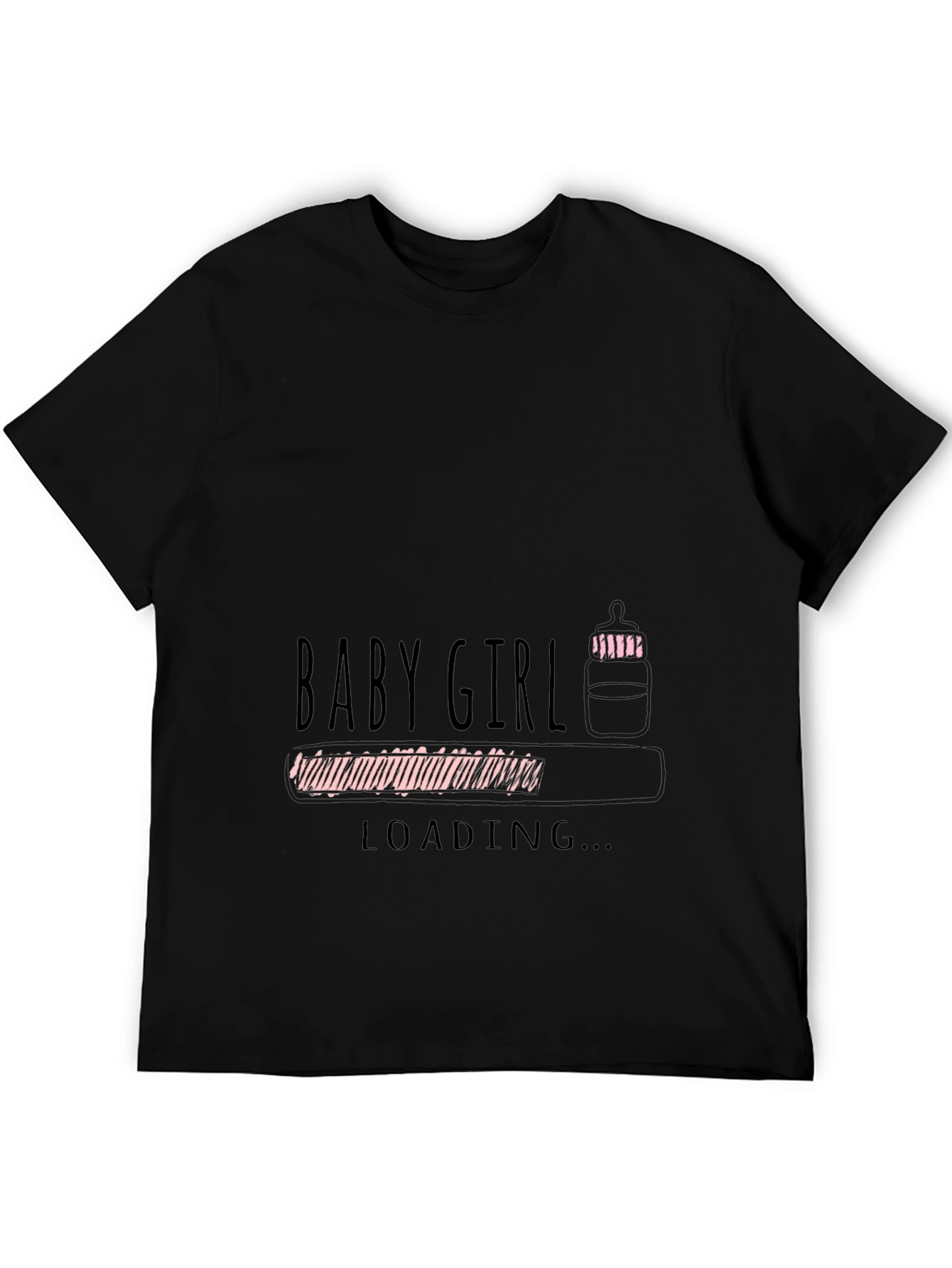 Baby Girl Loading Graphic T-Shirt