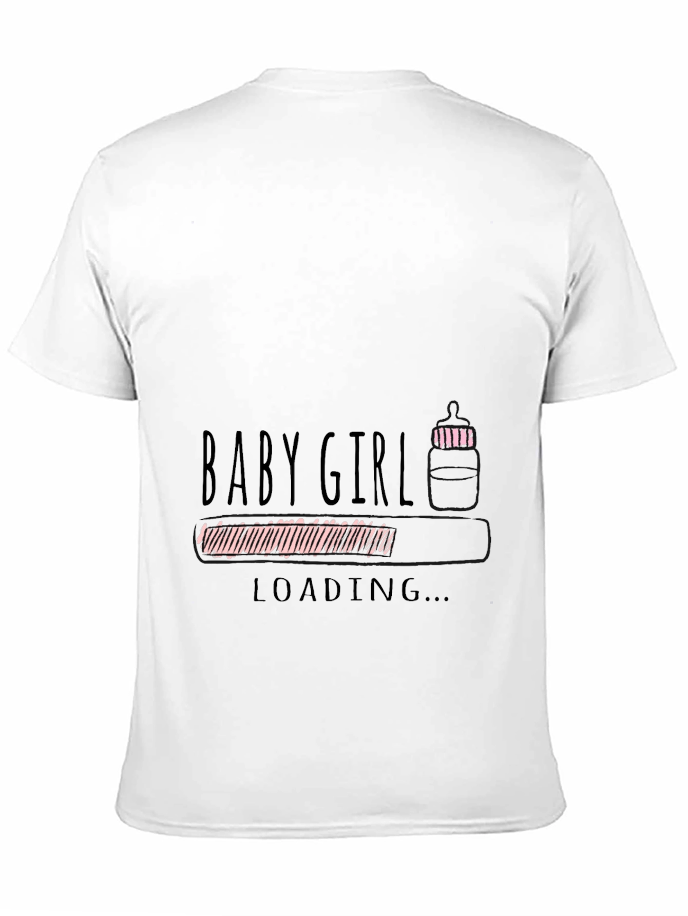 Baby Girl Loading Graphic T-Shirt