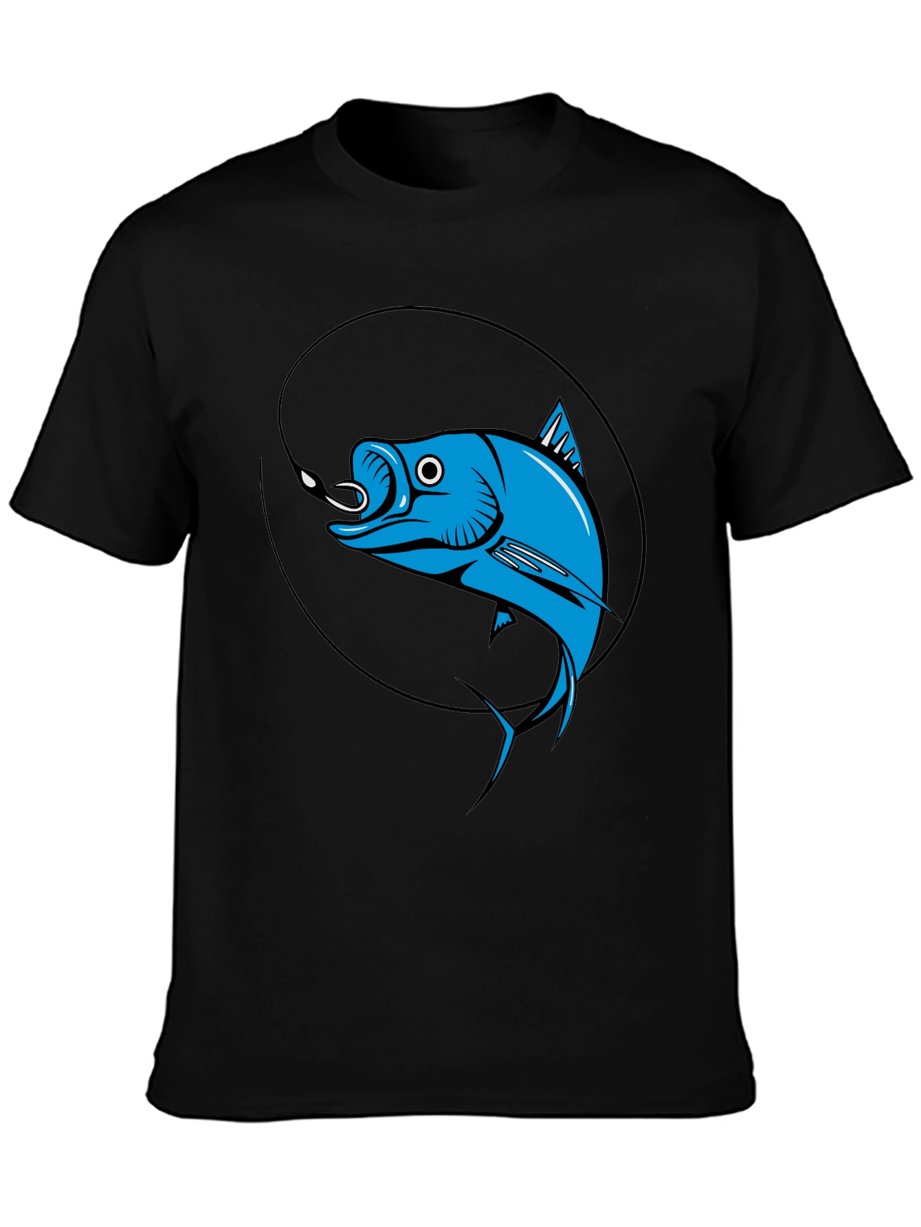 Fishing T-Shirt - Blue Marlin Design