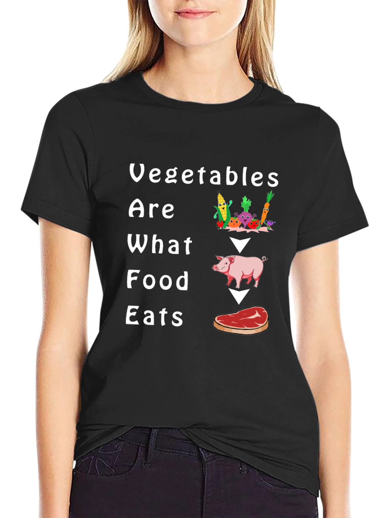 Vegetables Are What Food Eats T-Shirt