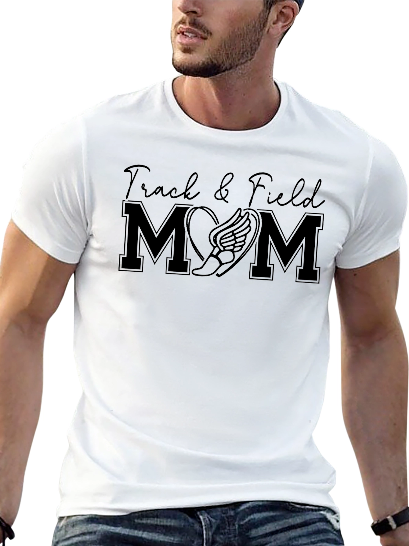 Track & Field Mom Graphic Tee