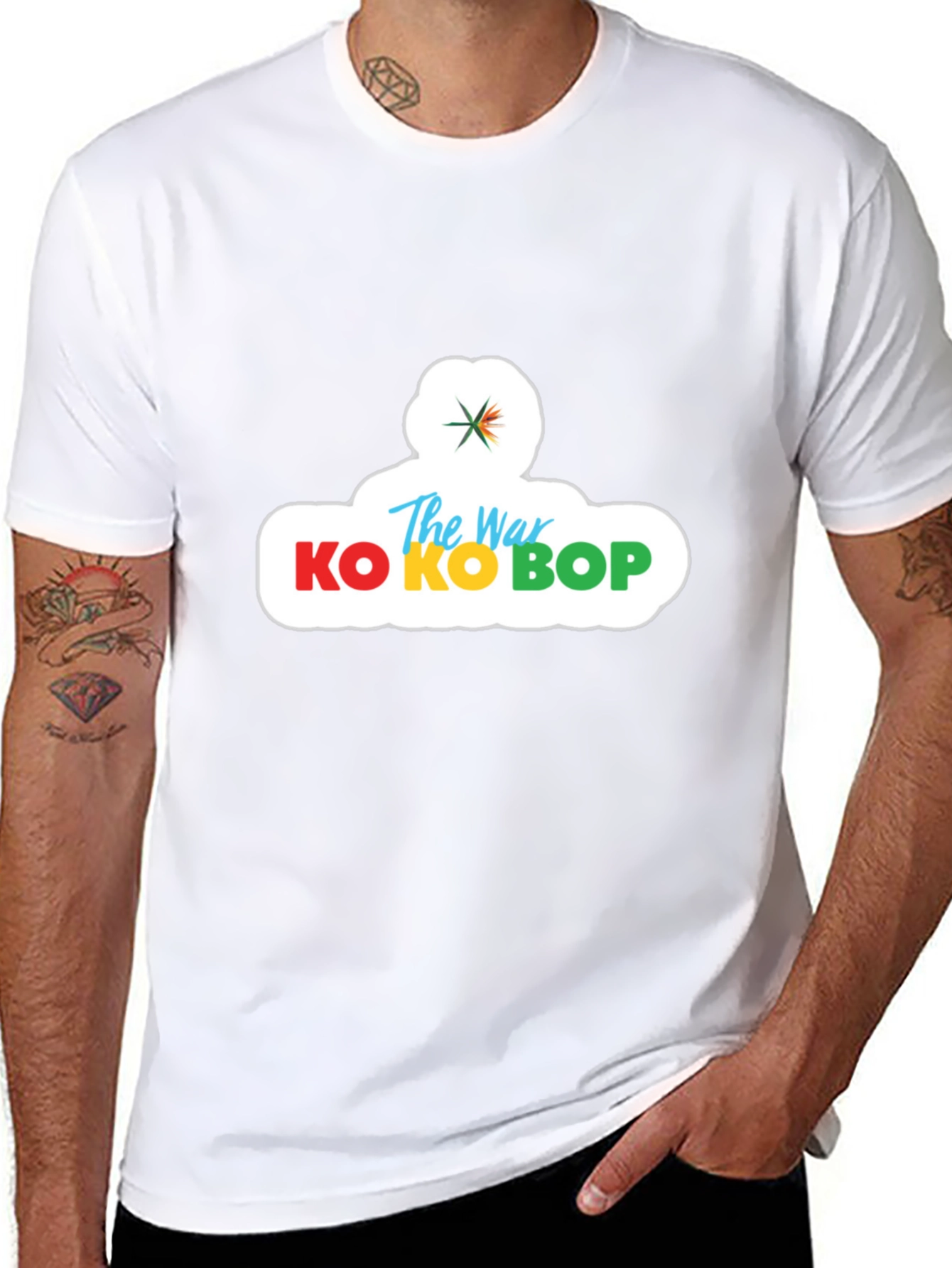 KOKOBOP Graphic Print Black T-Shirt