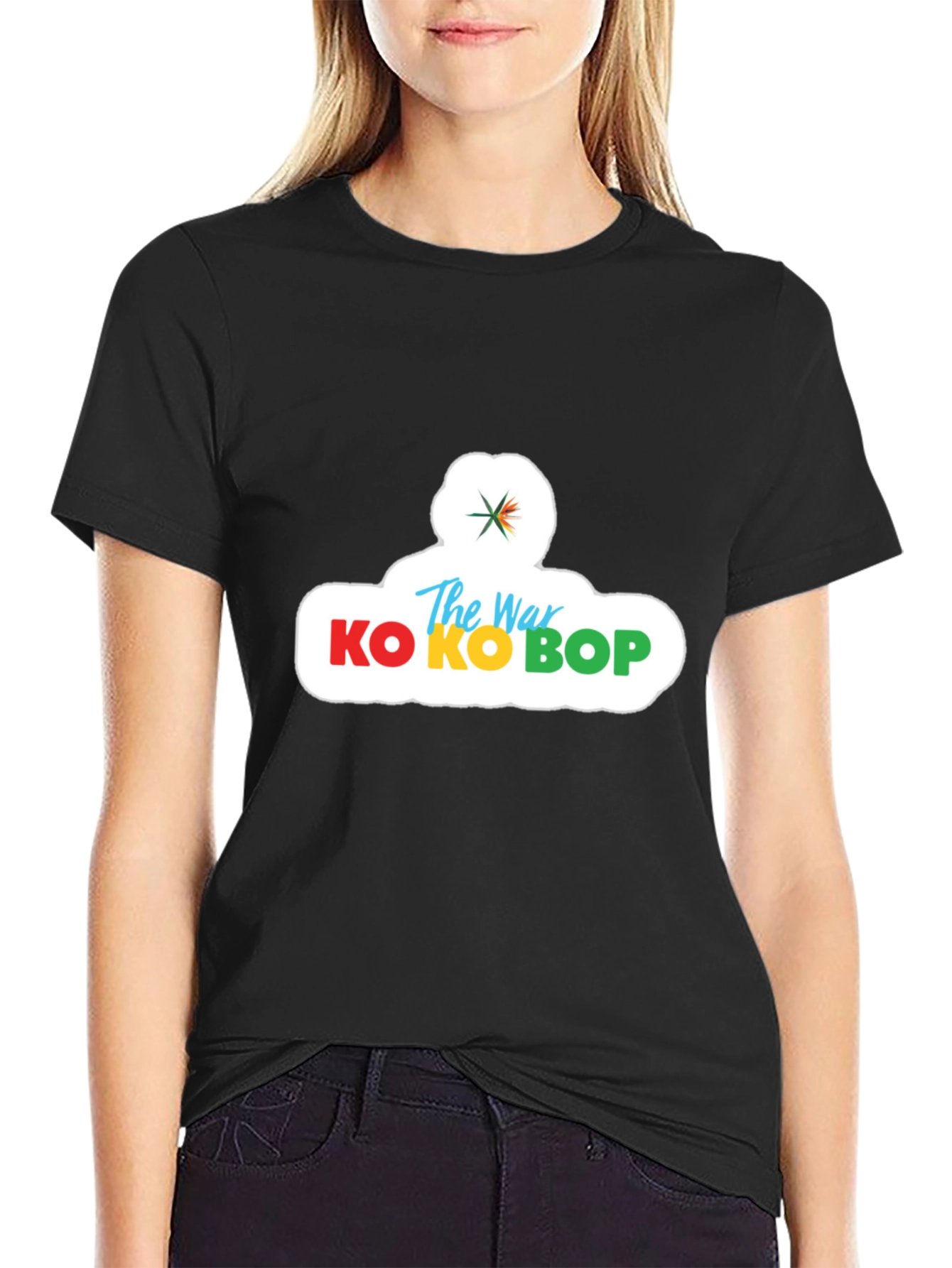 KOKOBOP Graphic Print Black T-Shirt