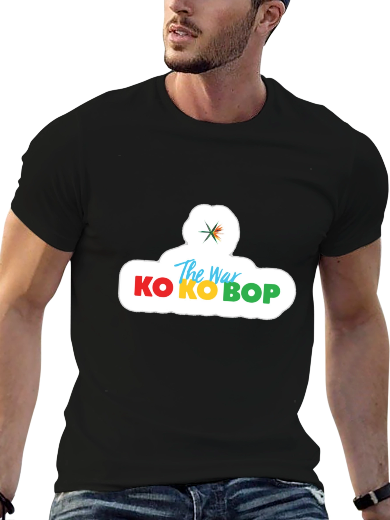KOKOBOP Graphic Print Black T-Shirt