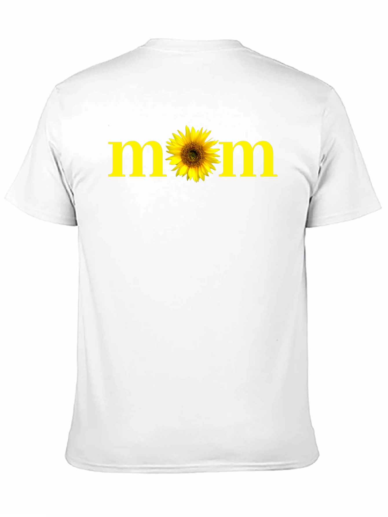Sunflower Mom Graphic Tee - Black Casual T-Shirt