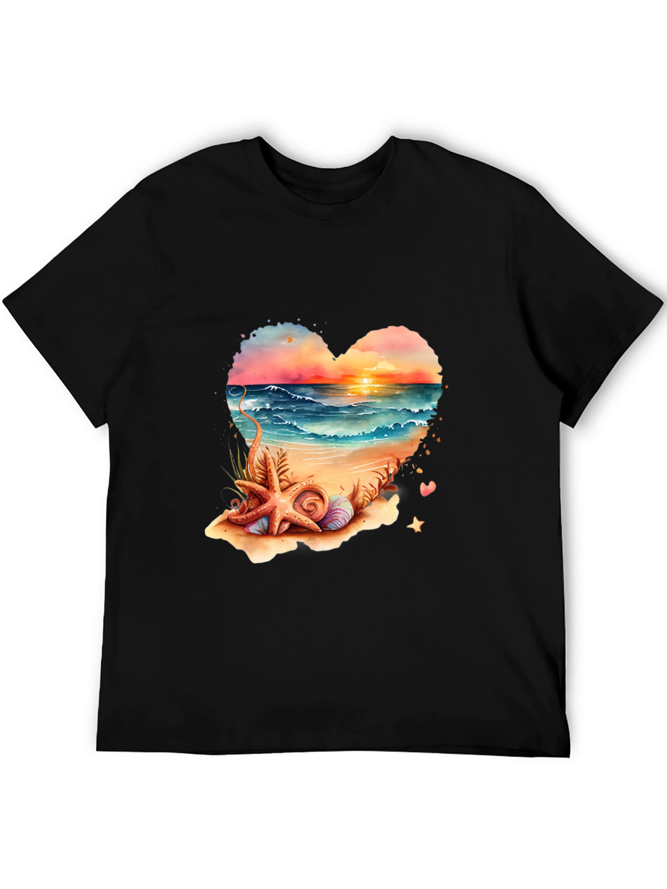 Beach Heart Graphic Tee