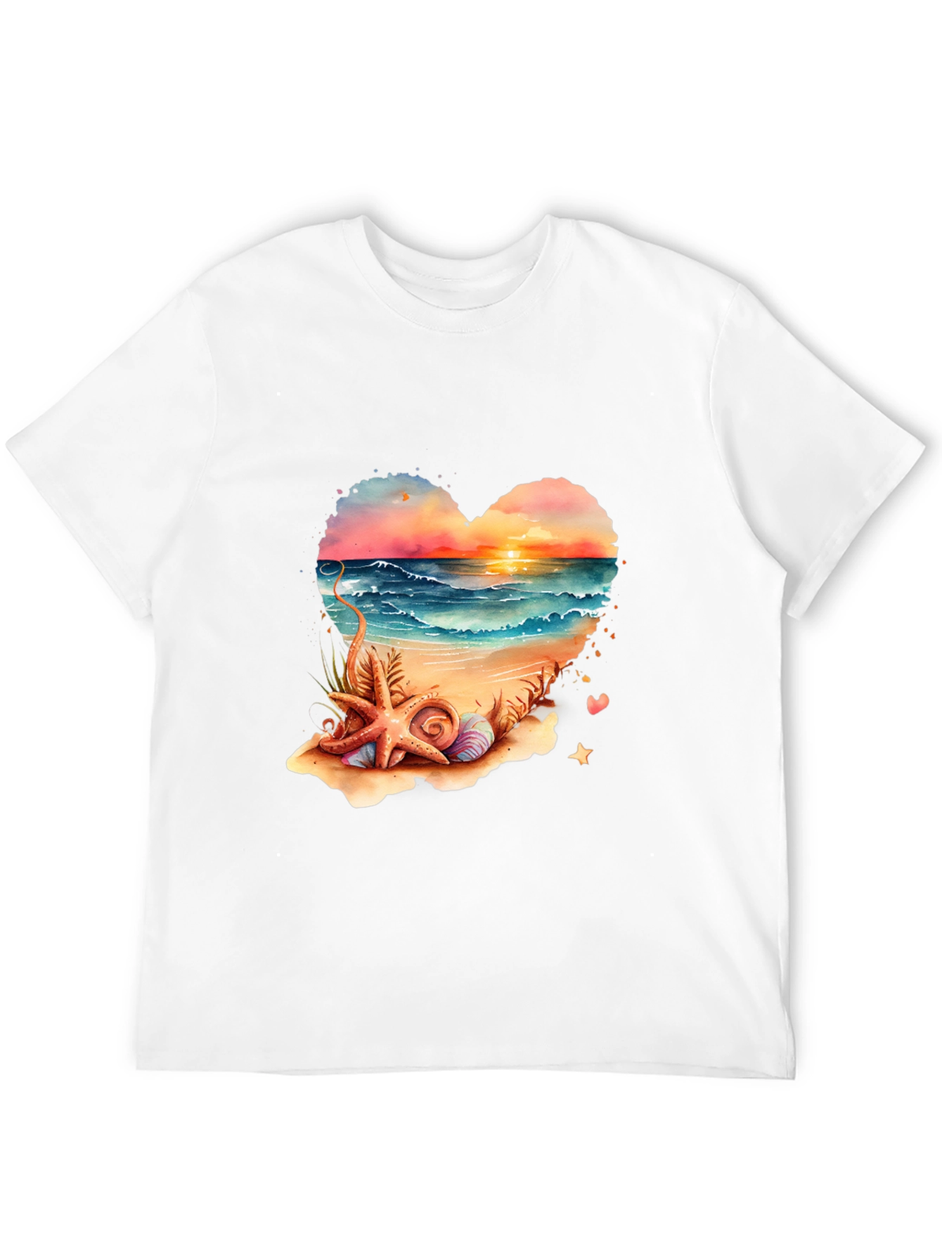 Beach Heart Graphic Tee